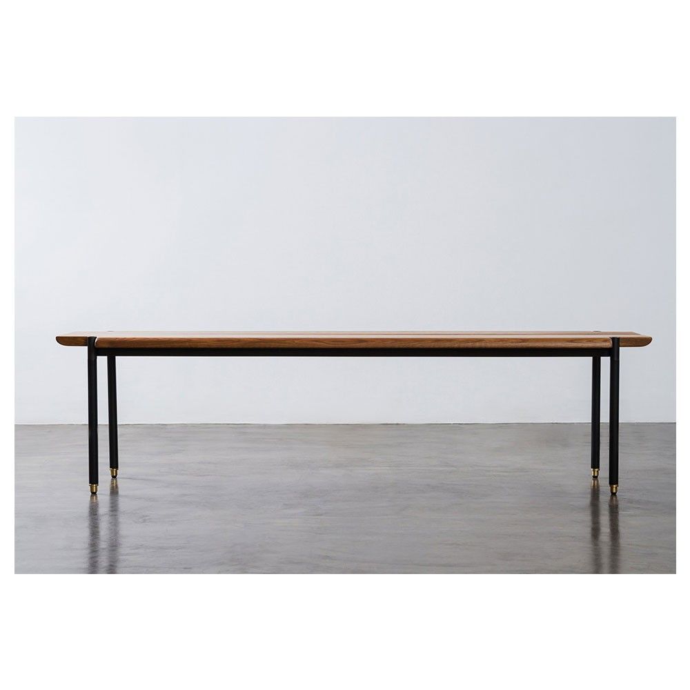 Stacking Bench – Fumed Oak | Nuevo District Eight Hgda566 In Oak & Brass Stacking Media Console Tables (Photo 1 of 30)