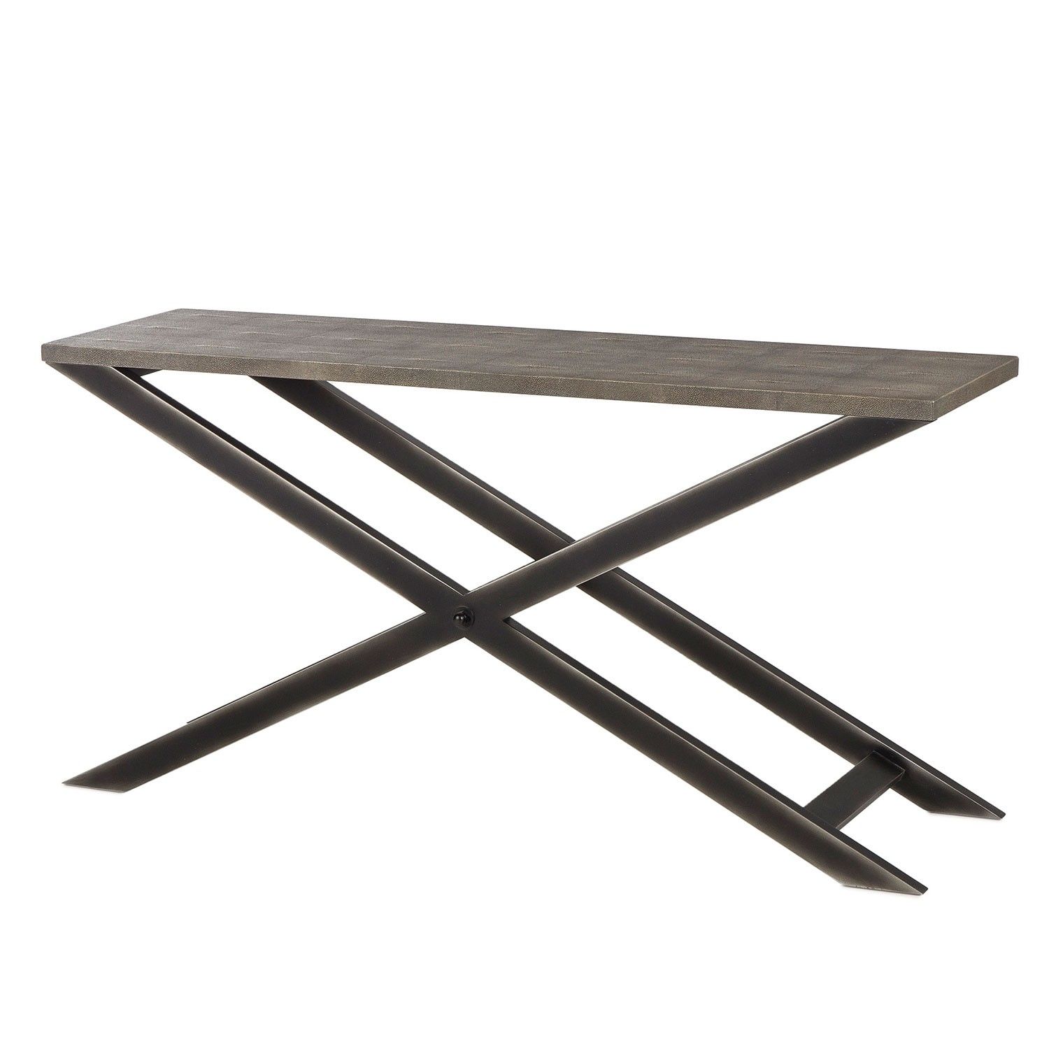 Stanley Console Table Intended For Grey Shagreen Media Console Tables (Photo 26 of 30)