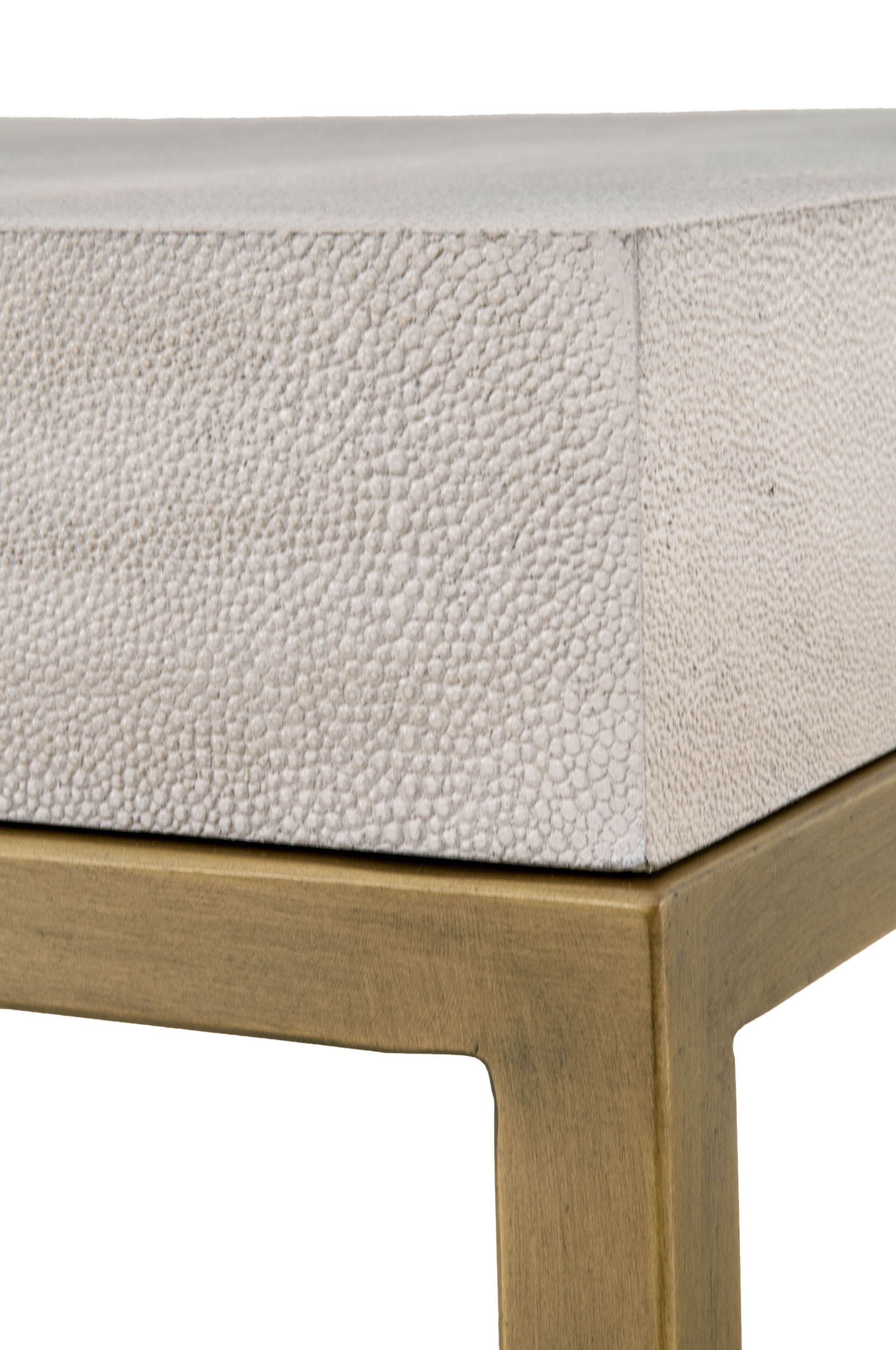Strand Shagreen Console Table Throughout Faux Shagreen Console Tables (View 28 of 30)