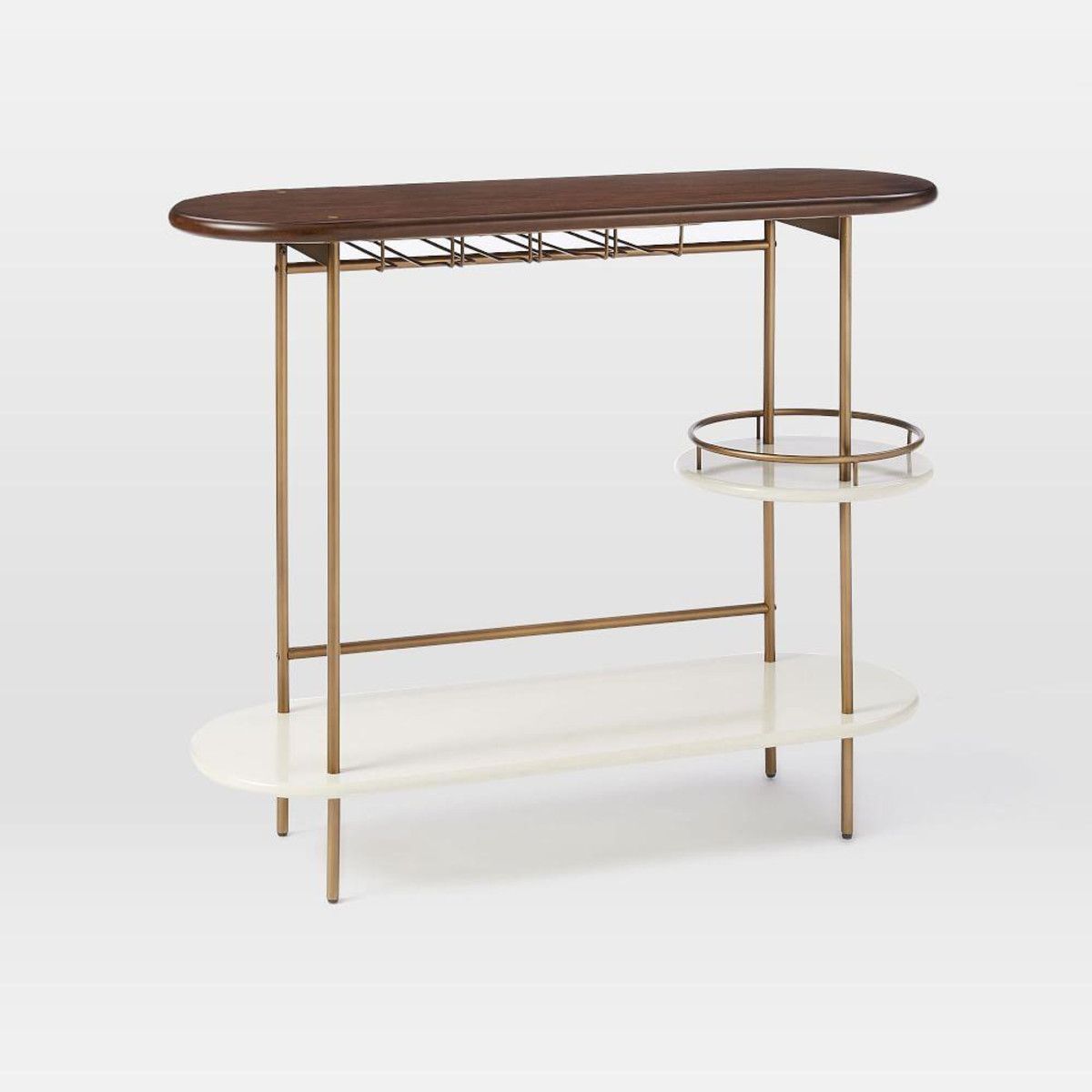 Tiered Bar Console | Bar Carts | Pinterest | Consoles, Bar And Bar Carts In Elke Marble Console Tables With Polished Aluminum Base (View 14 of 30)