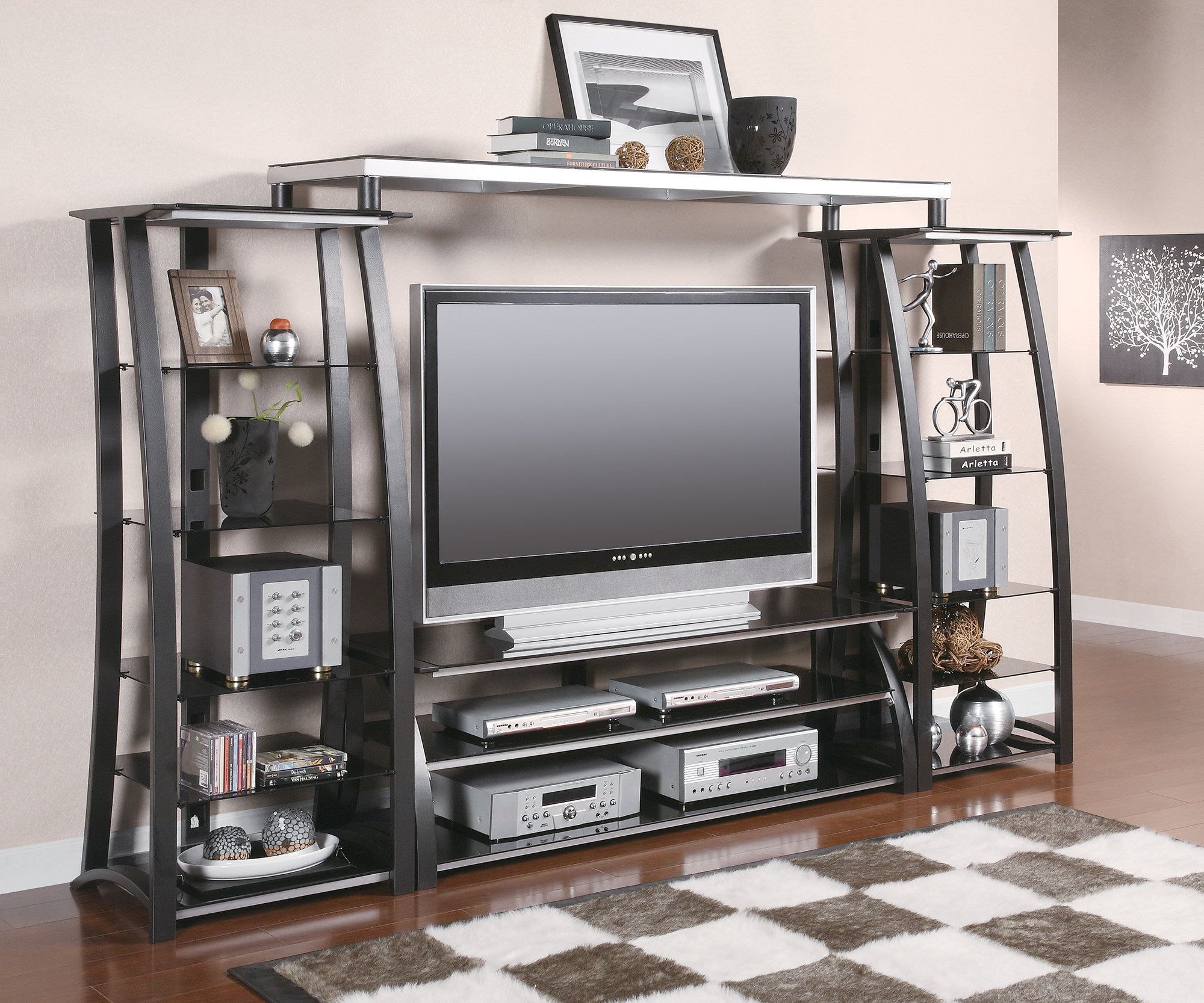 Tv Stands With Hutch You'll Love | Wayfair Intended For Kilian Grey 49 Inch Tv Stands (View 5 of 30)