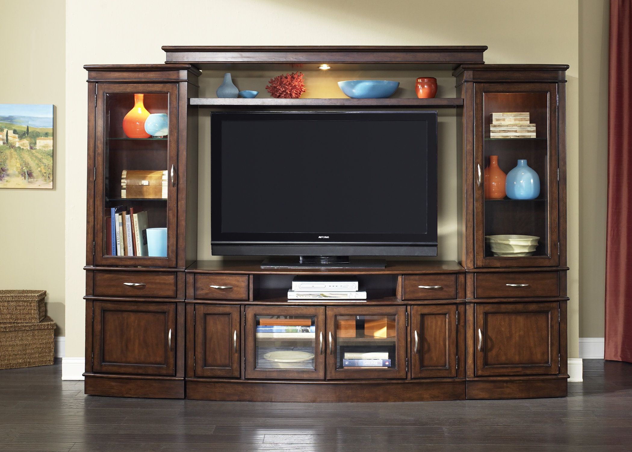 Tv Stands With Hutch You'll Love | Wayfair Regarding Kilian Grey 49 Inch Tv Stands (View 4 of 30)