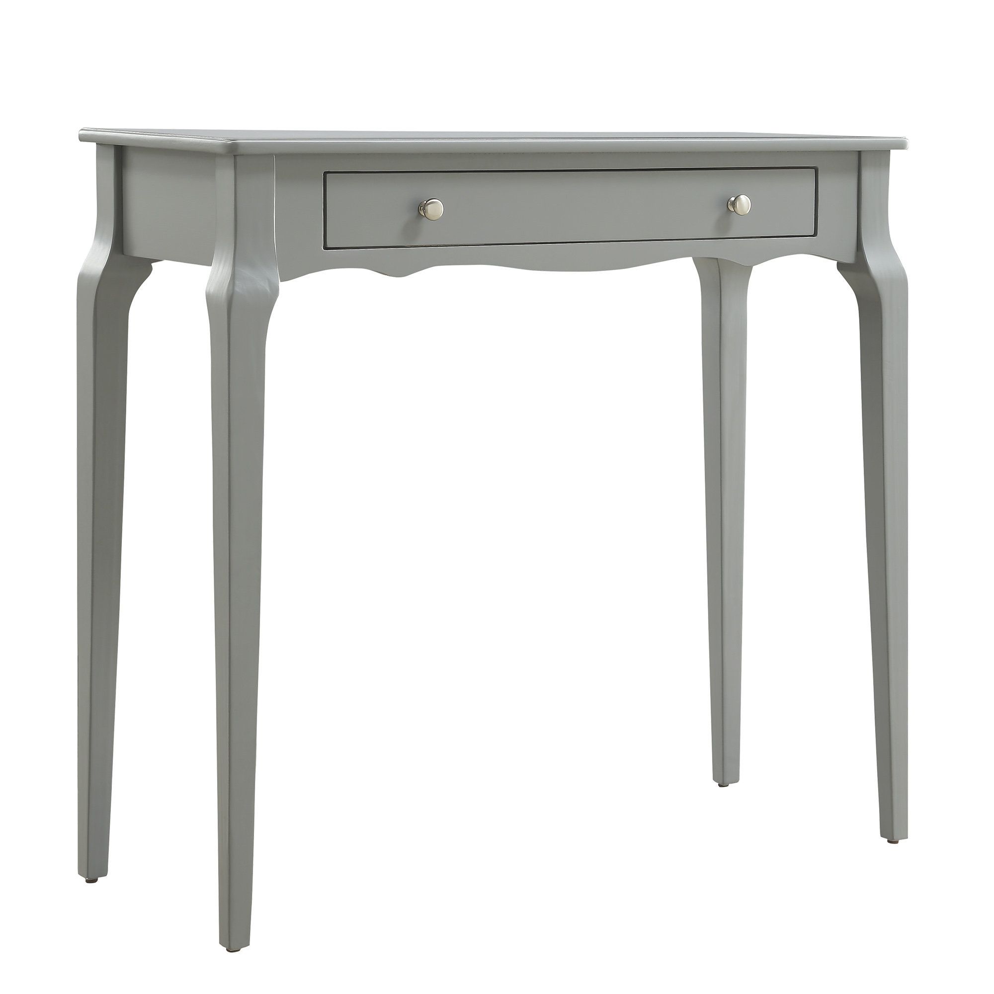 Weathered Grey Console Table | Wayfair Throughout Hand Carved White Wash Console Tables (Photo 28 of 30)