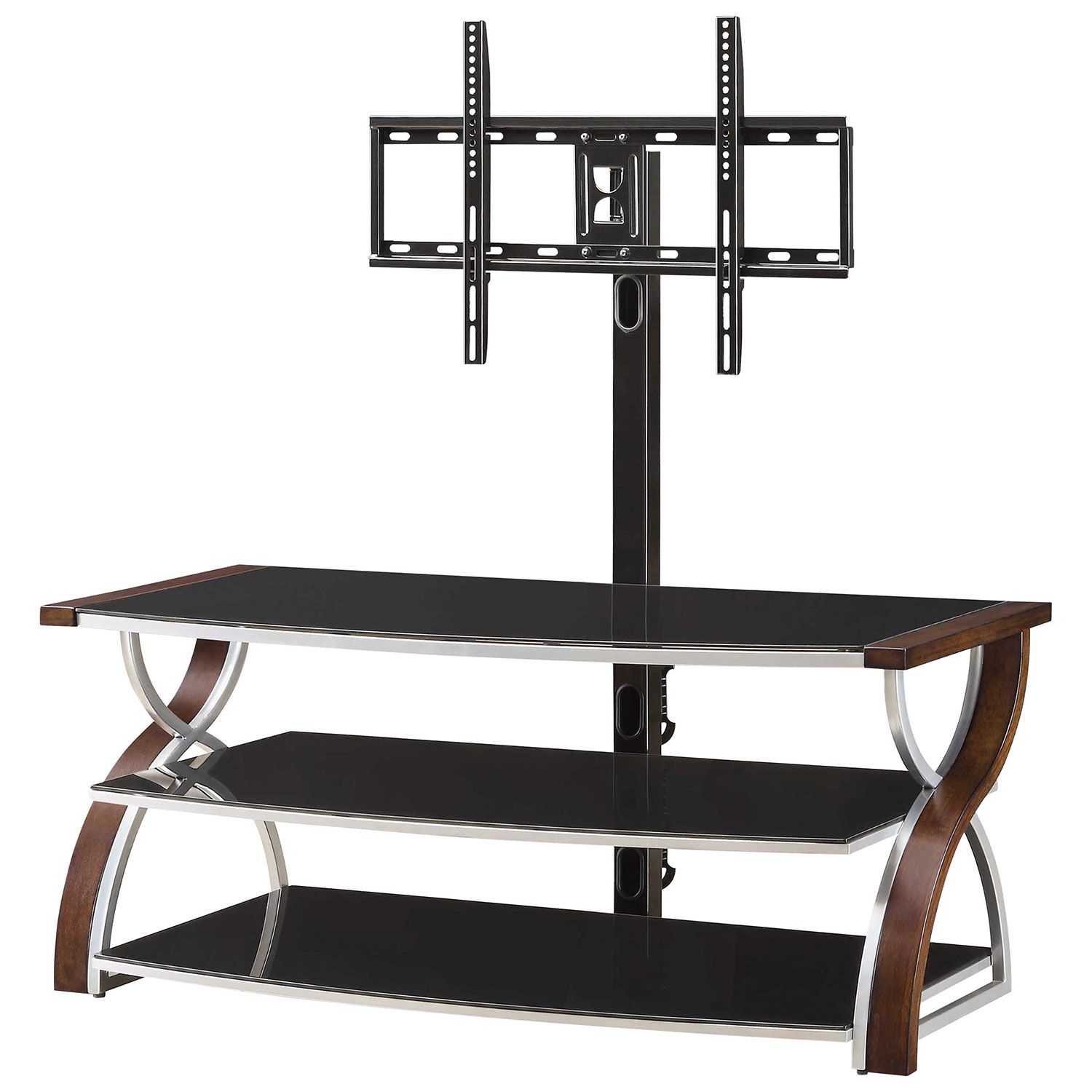 Whalen 3 In 1 Tv Stand For Tvs Up To 60" (bbcxl54 Nv) – Nova : Tv Intended For Valencia 70 Inch Tv Stands (Photo 22 of 30)