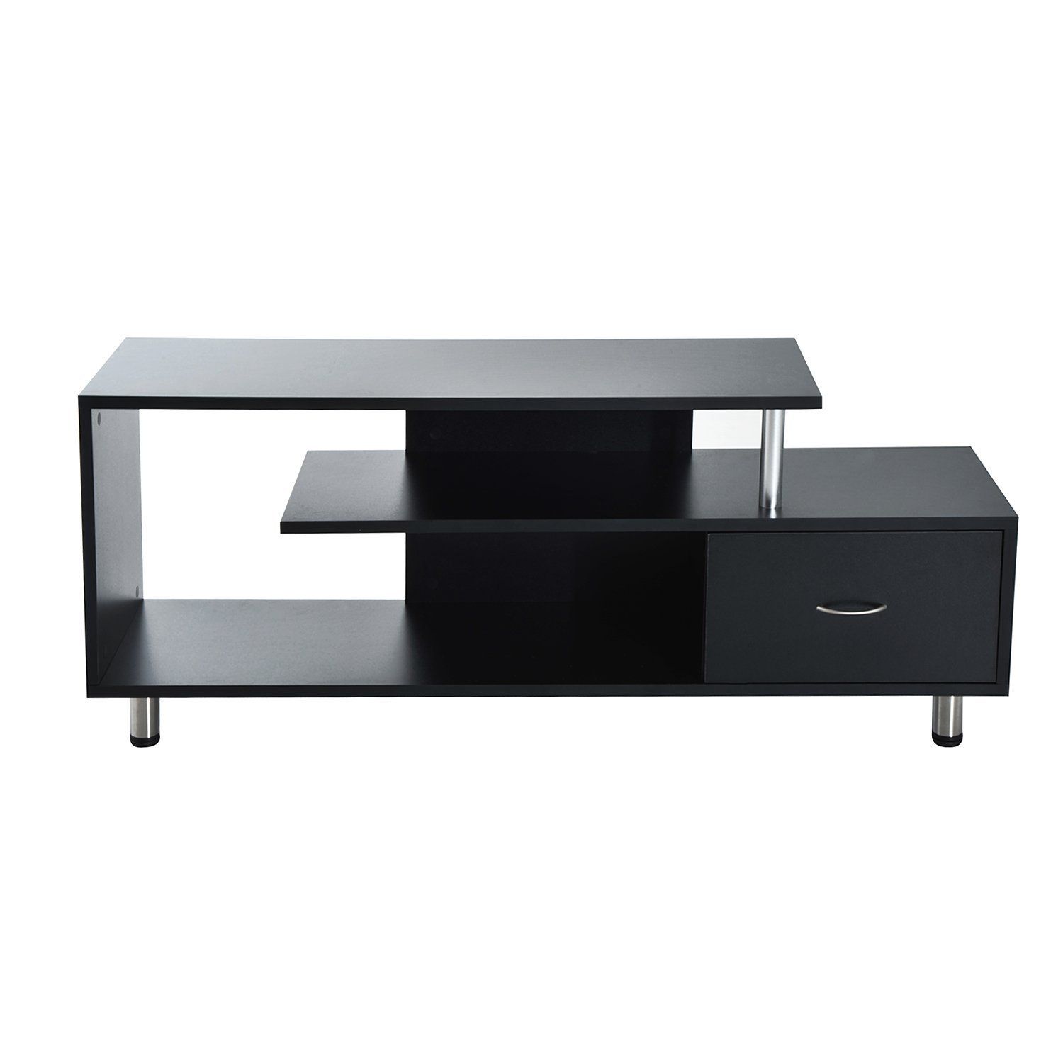 Wrought Studio Oisin Flat Screen Tv Stand For Tvs Up To 43" | Wayfair Pertaining To Edwin Black 64 Inch Tv Stands (Photo 20 of 30)