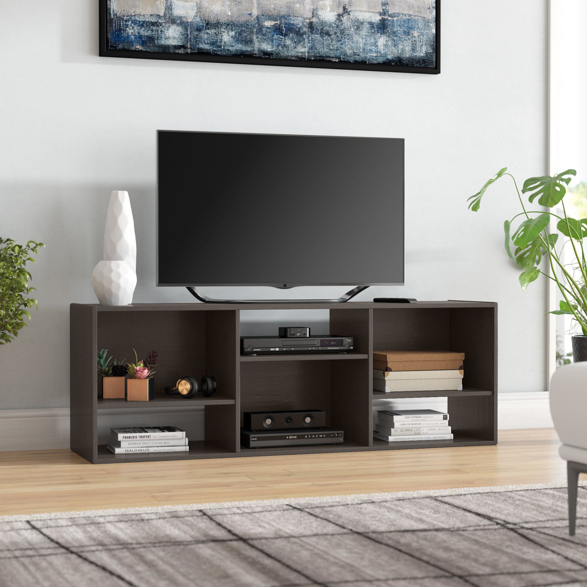 Zipcode Design Gracie Tv Stand For Tvs Up To 60" & Reviews | Wayfair Pertaining To Kenzie 60 Inch Open Display Tv Stands (View 7 of 30)