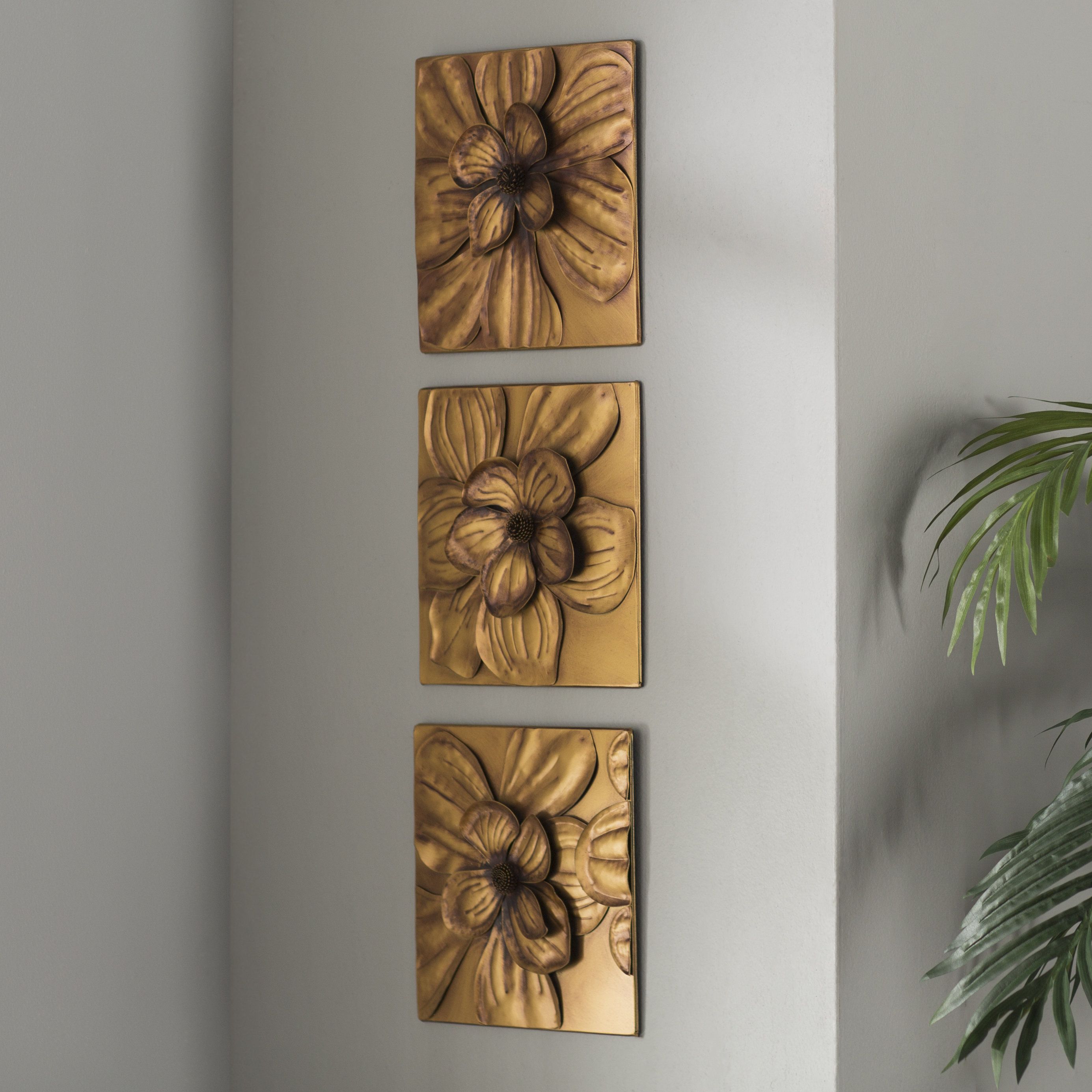 Featured Photo of The 30 Best Collection of 3 Piece Magnolia Brown Panel Wall Decor Sets