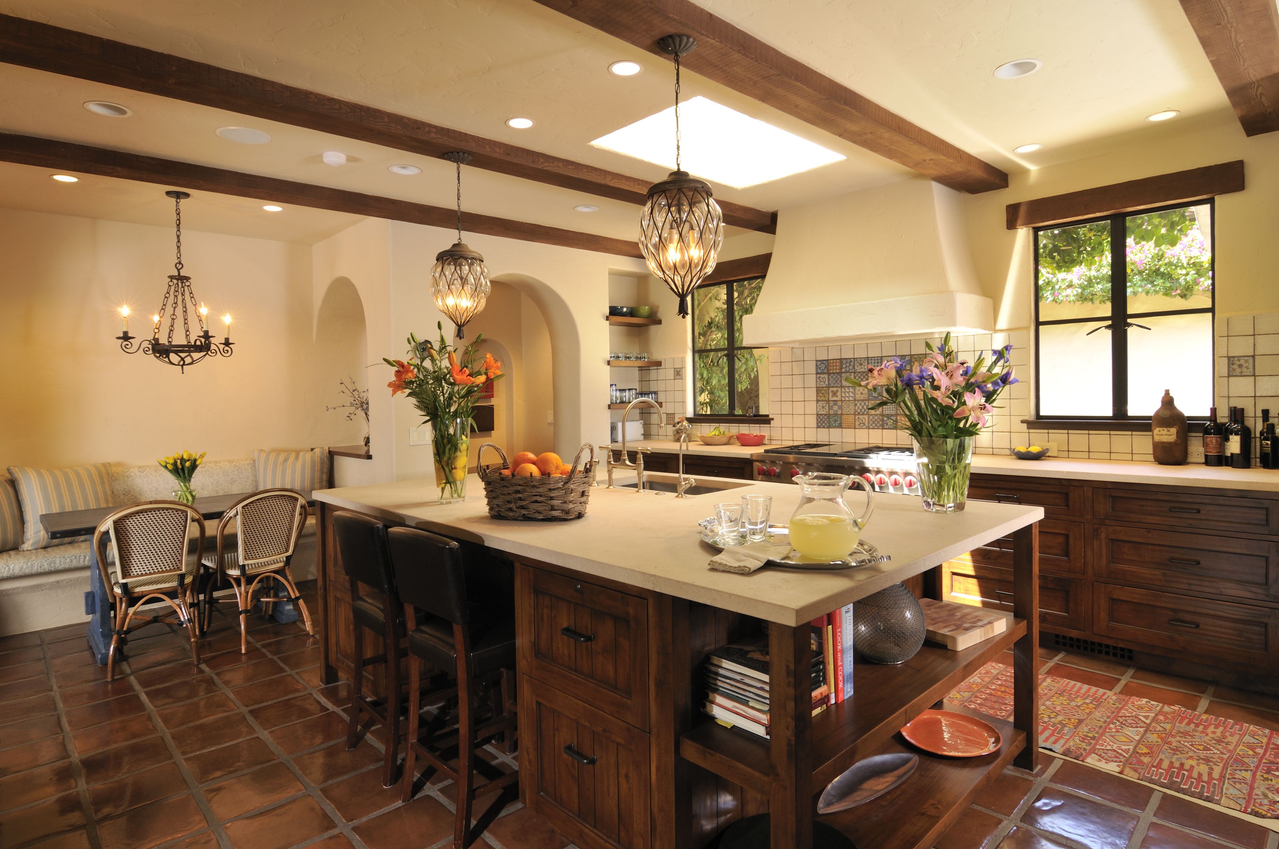 31 Modern And Traditional Spanish Style Kitchen Designs For Dunson 3 Light Kitchen Island Pendants (View 22 of 30)