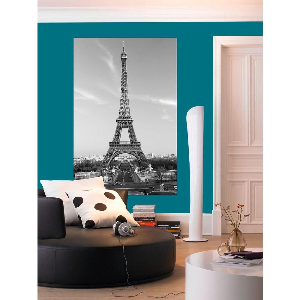 45 In. H X 69 In. W La Tour Eiffel Wall Mural With Latour Wall Decor (Photo 24 of 30)