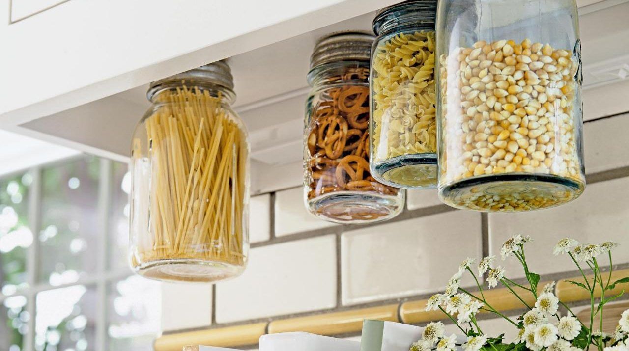 48 Kitchen Storage Hacks And Solutions For Your Home Pertaining To Farm Metal Wall Rack And 3 Tin Pot With Hanger Wall Decor (Photo 28 of 30)