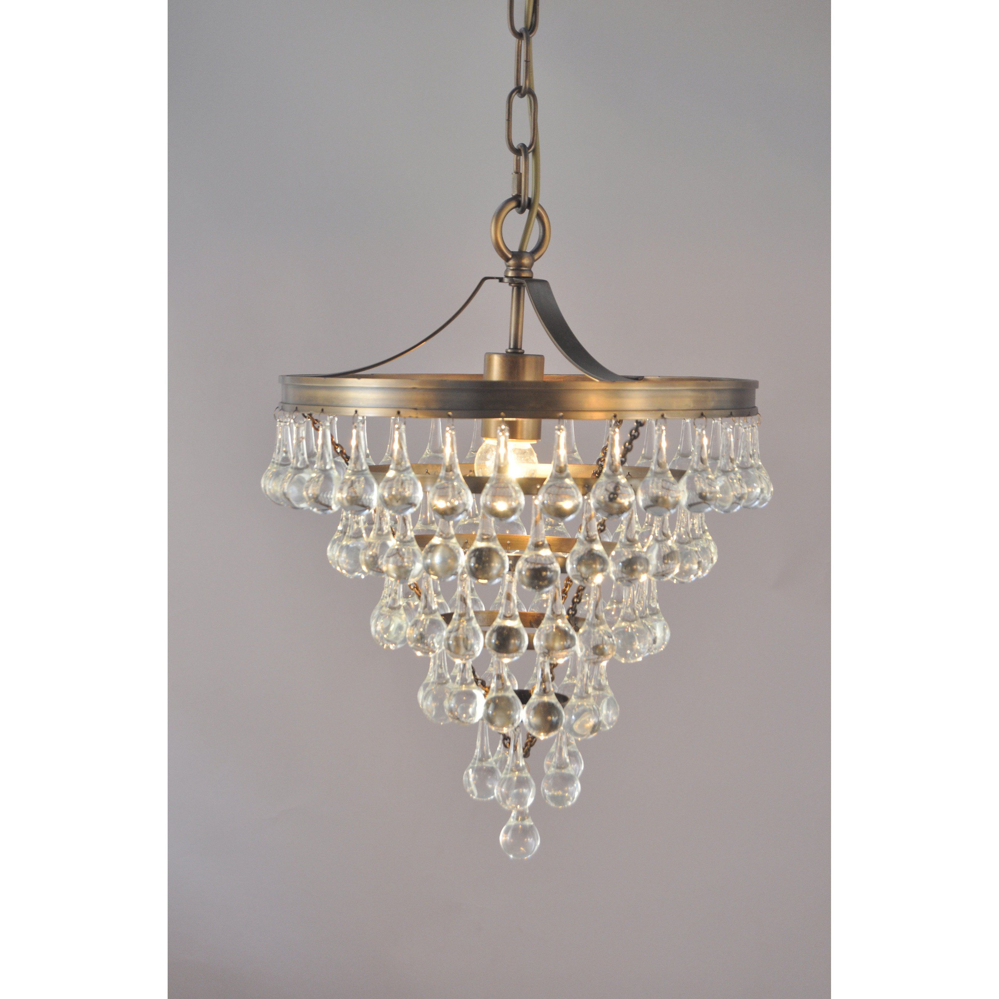 Abbyson Living Henson Claudia Sh Md2137 1anb Tear Drop 6 Intended For Blanchette 5 Light Candle Style Chandeliers (Photo 27 of 30)