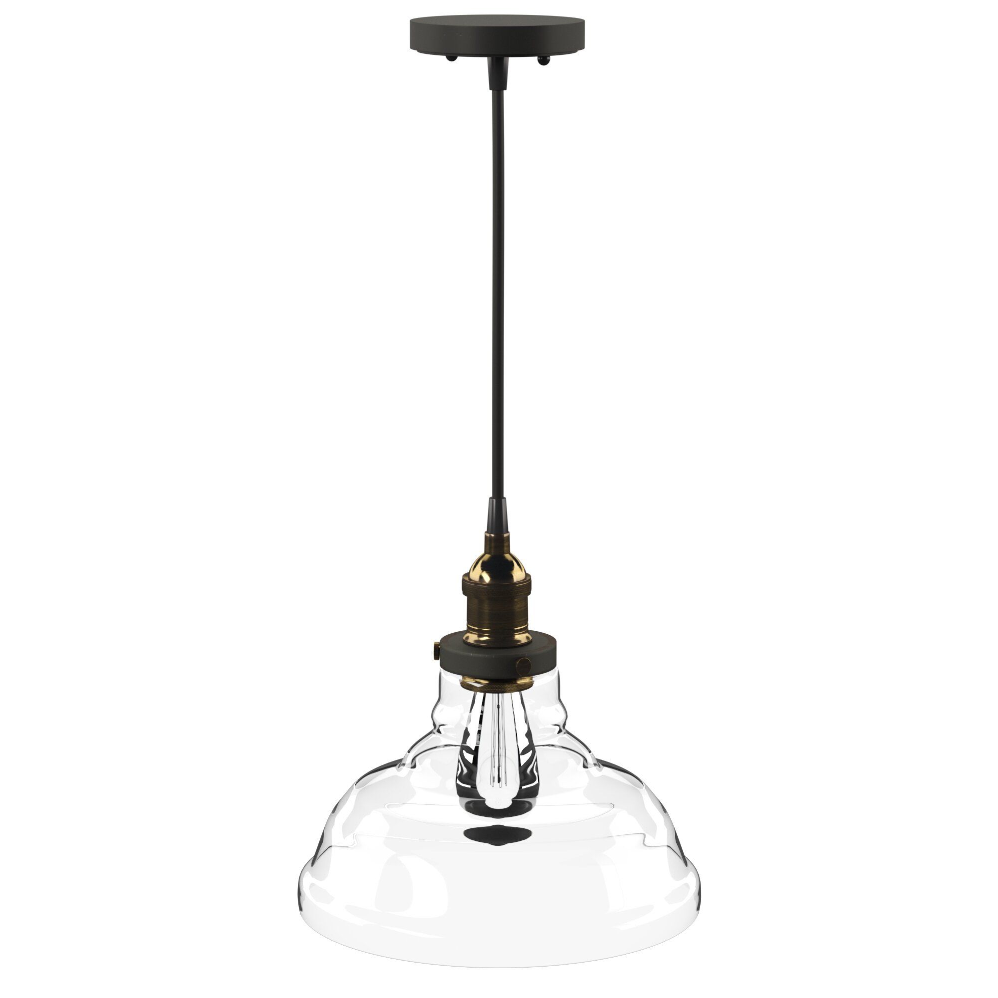 Akakios 1 Light Single Bell Pendant With Wentzville 1 Light Single Bell Pendants (View 5 of 30)