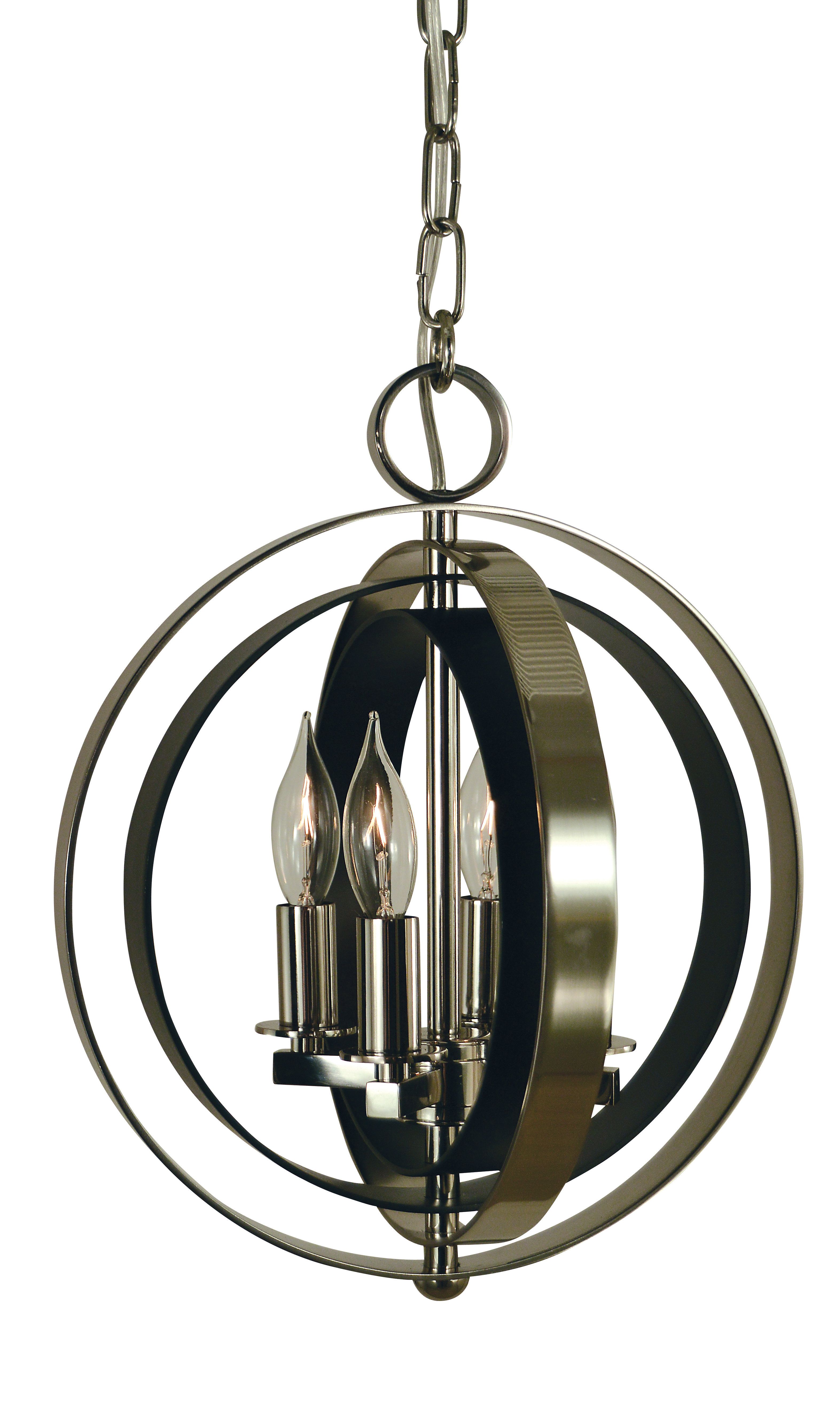 Alcott Hill Parenteau 4 Light Globe Pendant | Wayfair.ca Intended For Robblee 4 Light Geometric Pendants (Photo 13 of 30)