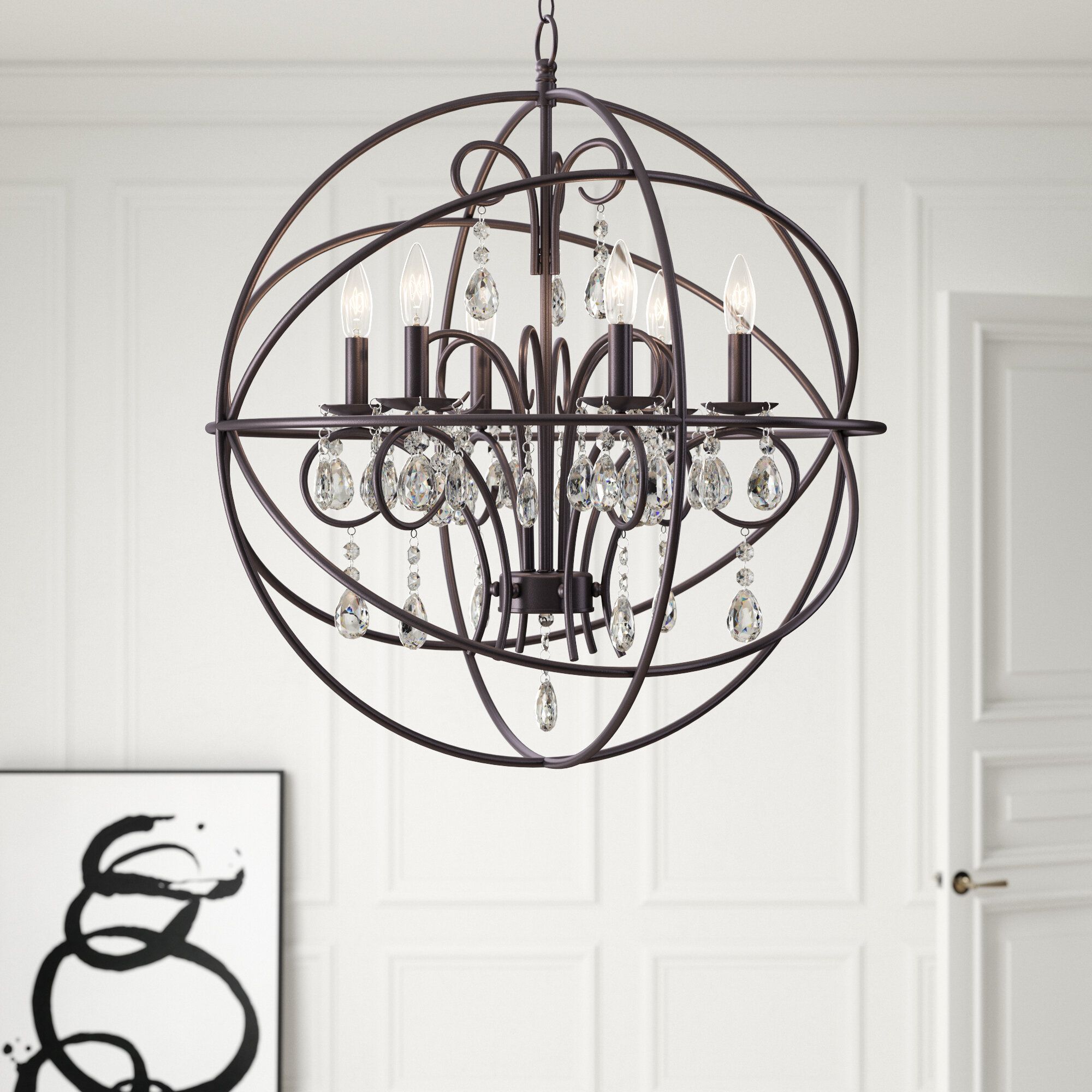 Featured Photo of 30 Best Ideas Alden 6-light Globe Chandeliers