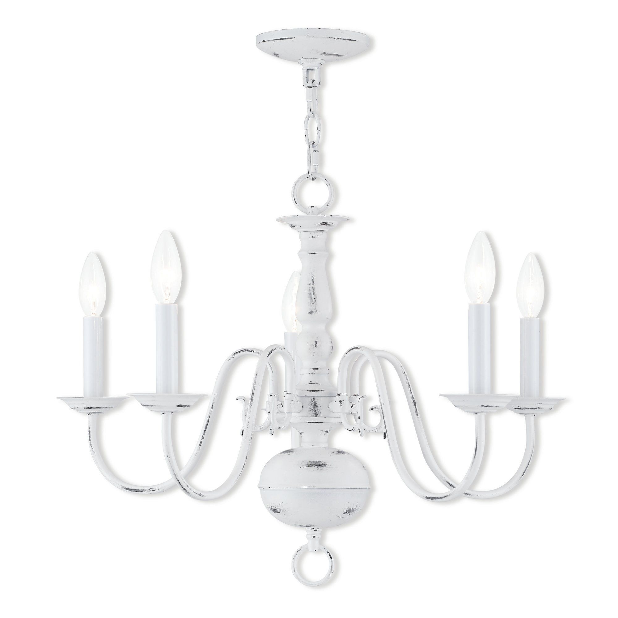 Allensby 5 Light Candle Style Chandelier | Products | Livex Regarding Corneau 5 Light Chandeliers (View 20 of 30)