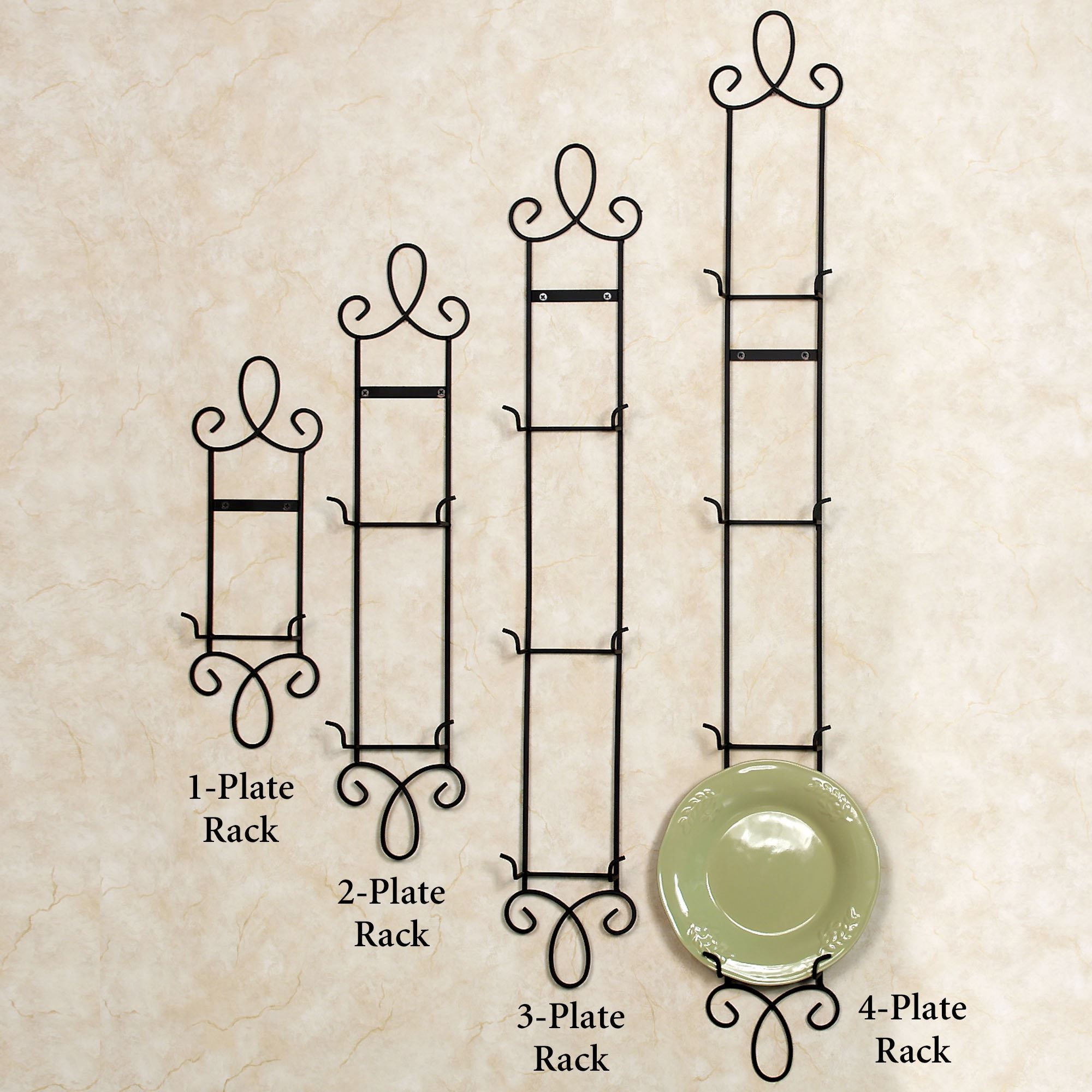 Augusta Vertical Petite Wall Plate Rack Throughout Multi Plates Wall Decor (View 23 of 30)