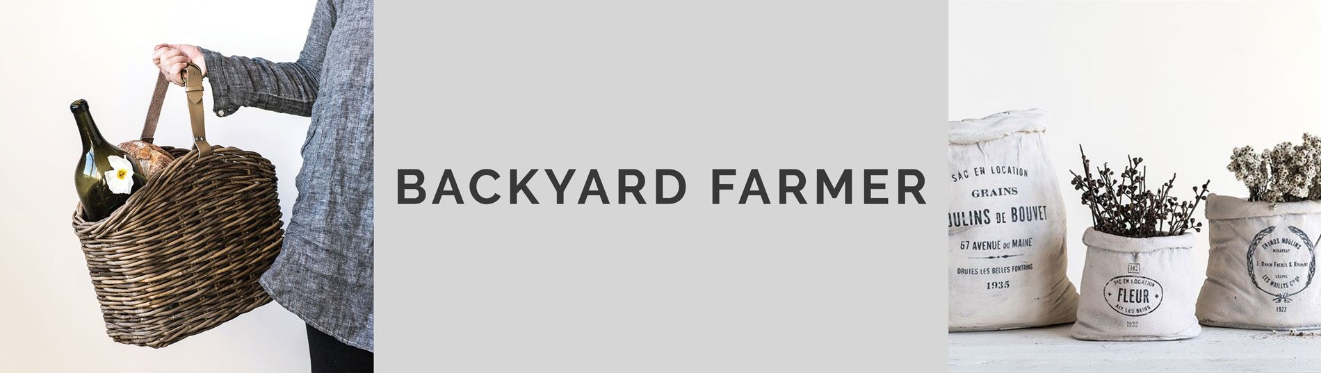 Backyard Farmer | Creative Co Op Throughout Farm Metal Wall Rack And 3 Tin Pot With Hanger Wall Decor (View 24 of 30)