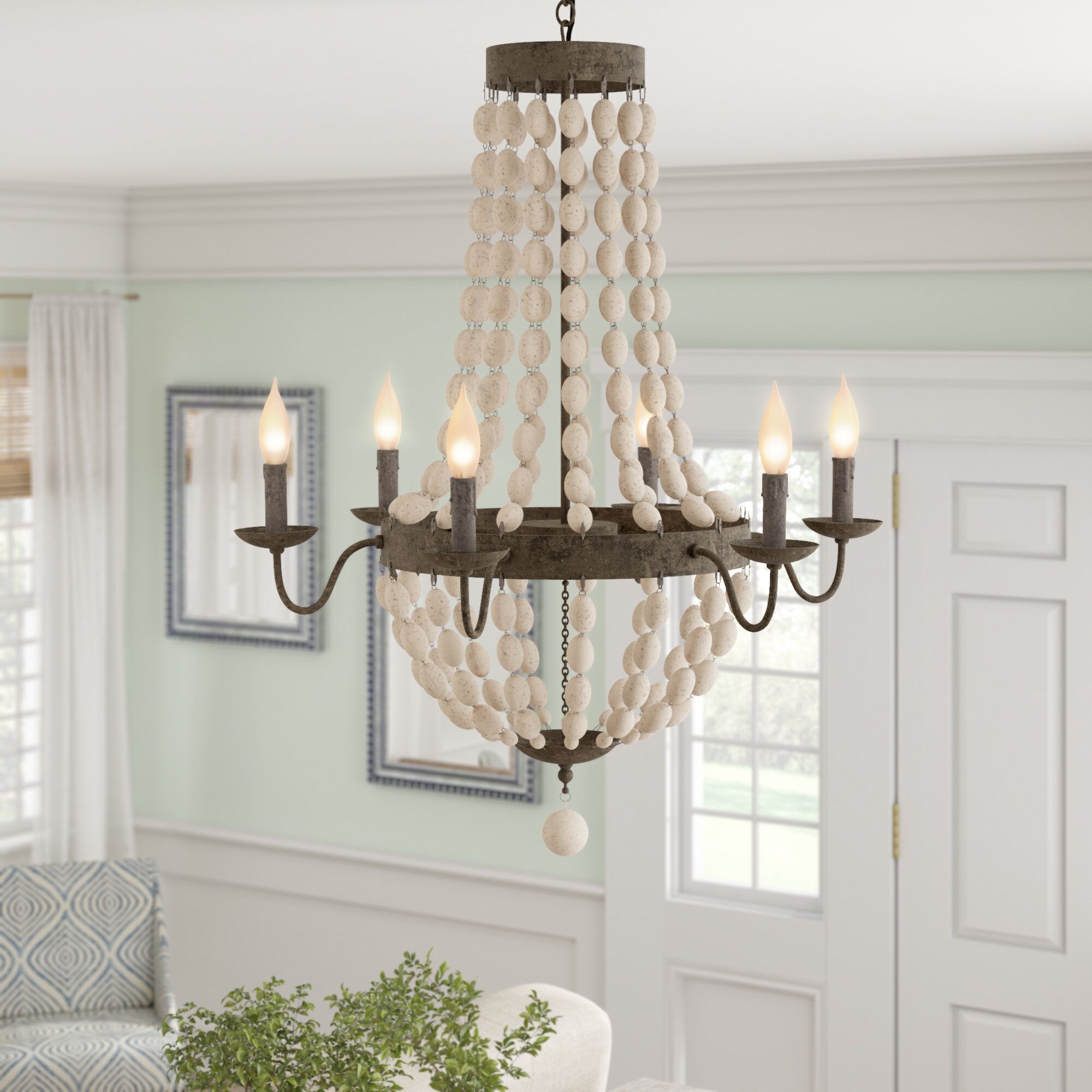 Bargas 6 Light Empire Chandelier Throughout Ladonna 5 Light Novelty Chandeliers (View 14 of 30)