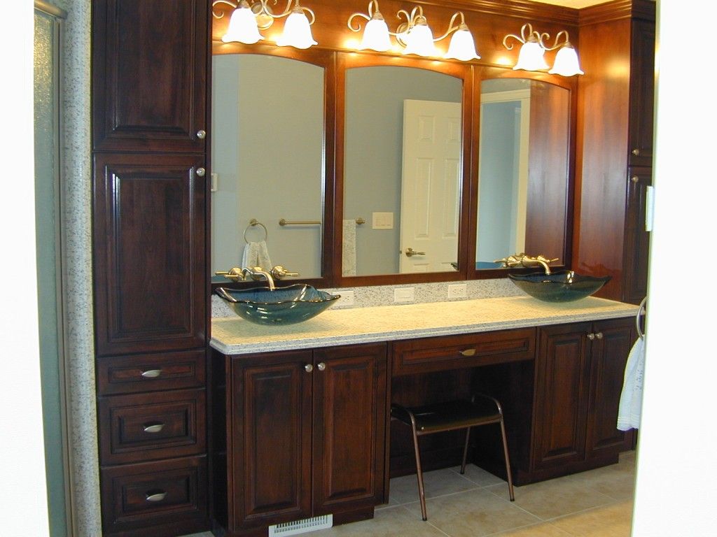 Bathroom. Traditional Contemporary Bathroom Vanity Cabinets In Traditional Square Glass Wall Mirrors (Photo 25 of 30)