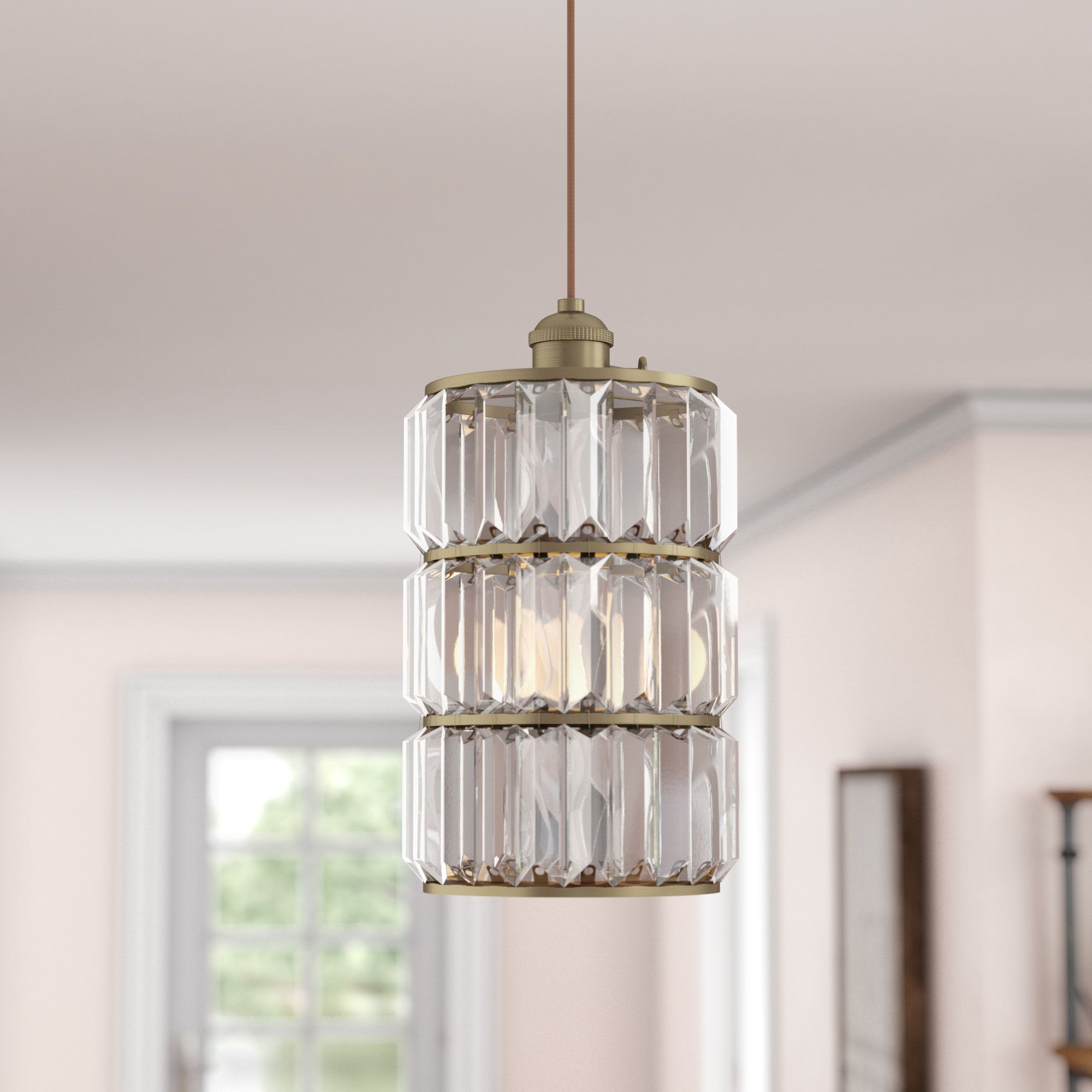 Baxley 1 Light Single Cylinder Pendant Intended For Nadeau 1 Light Single Cone Pendants (Photo 30 of 30)