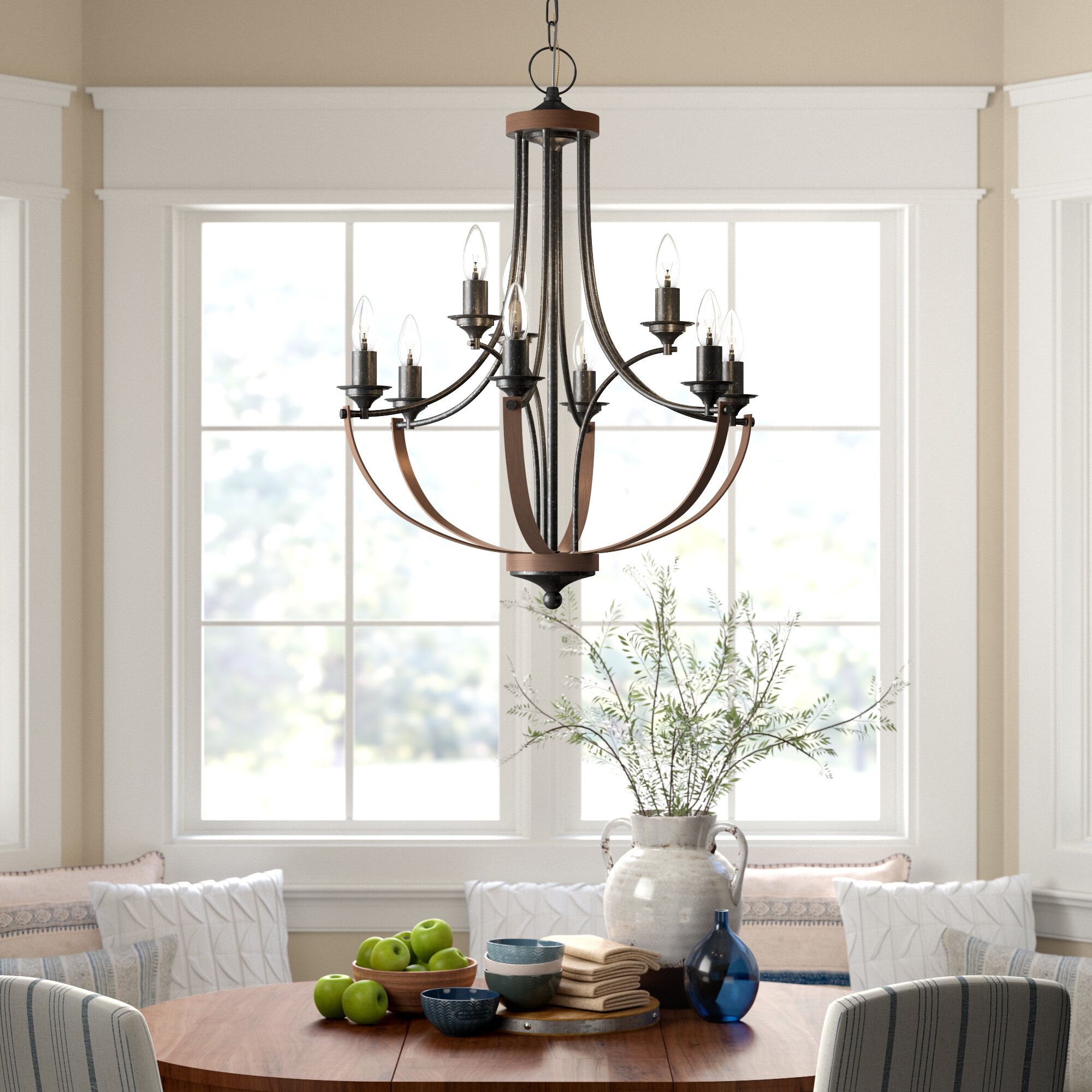 Birch Lane™ Heritage Camilla 9 Light Candle Style Chandelier In Giverny 9 Light Candle Style Chandeliers (View 13 of 30)