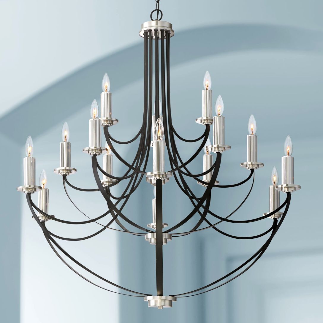 Black Iron Beast – Yakamoz.club With Verdell 5 Light Crystal Chandeliers (Photo 26 of 30)