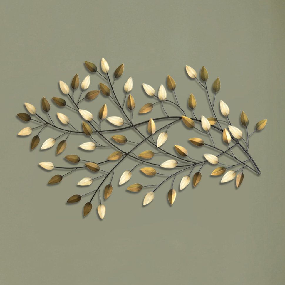 Blowing Leaves Wall Décor For Desford Leaf Wall Decor (View 10 of 30)