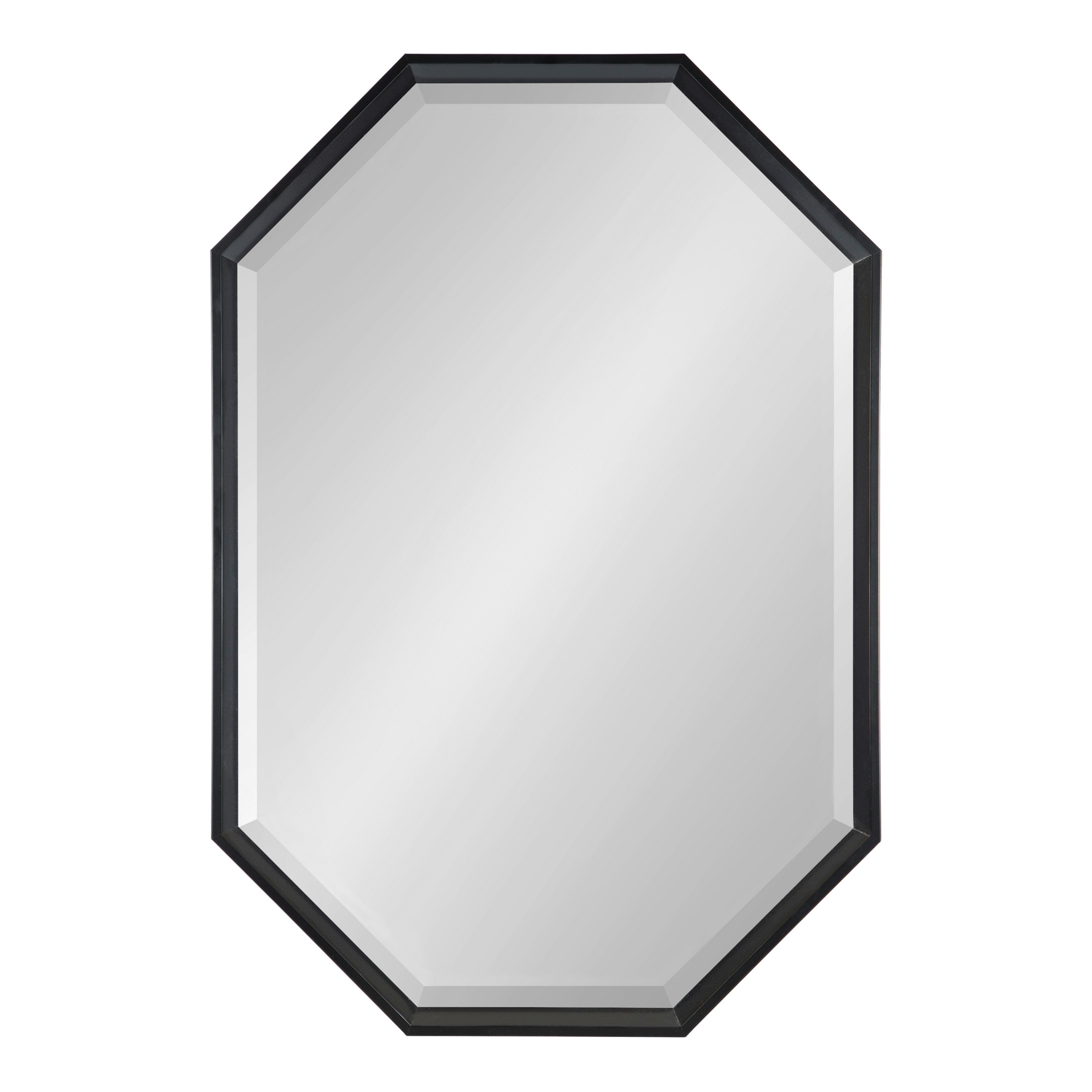 Brayden Studio Botello Elongated Octagon Modern Beveled Accent Mirror Intended For Trigg Accent Mirrors (Photo 26 of 30)