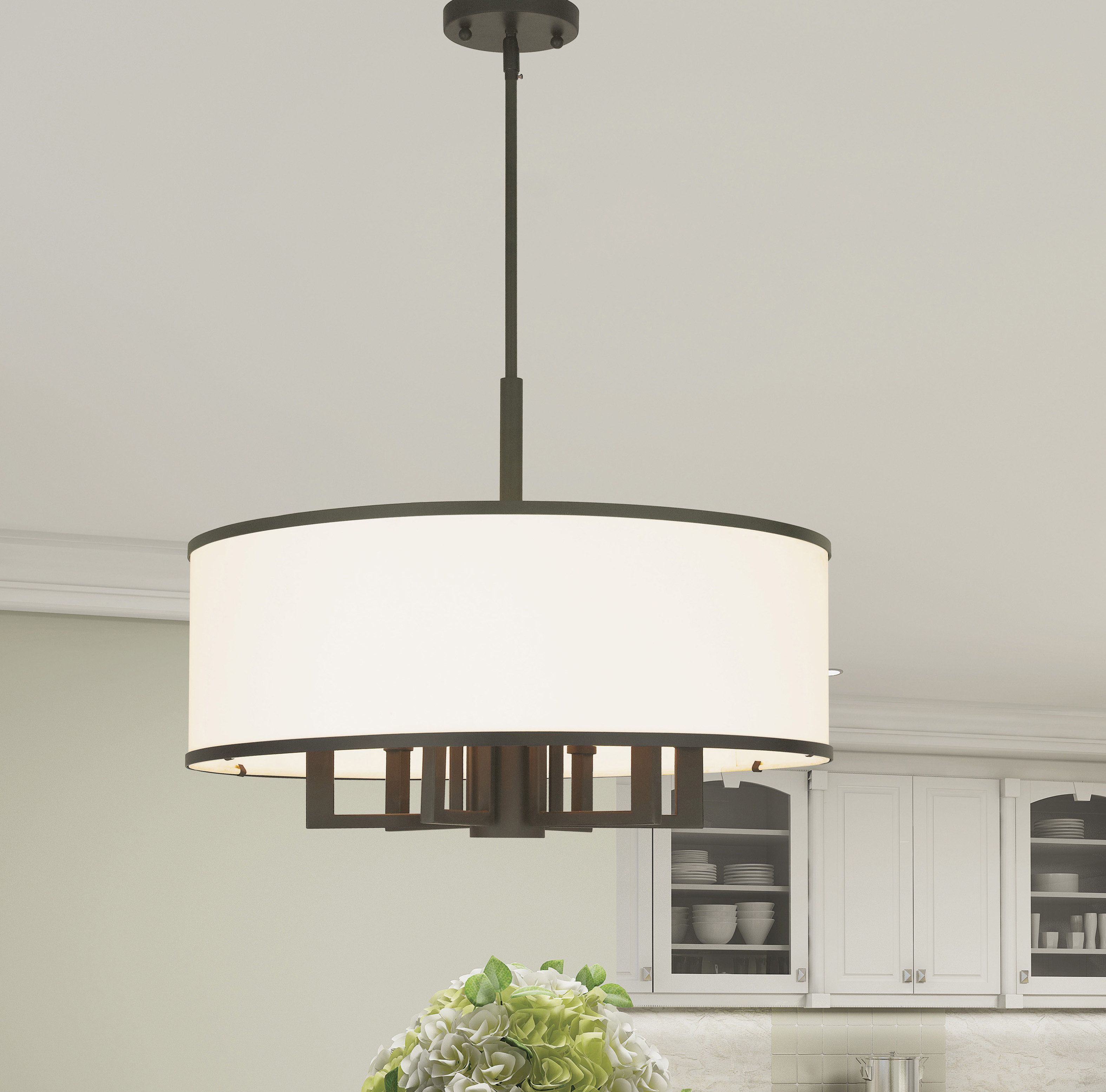Breithaup 7 Light Drum Chandelier Pertaining To Wadlington 5 Light Drum Chandeliers (Photo 30 of 30)