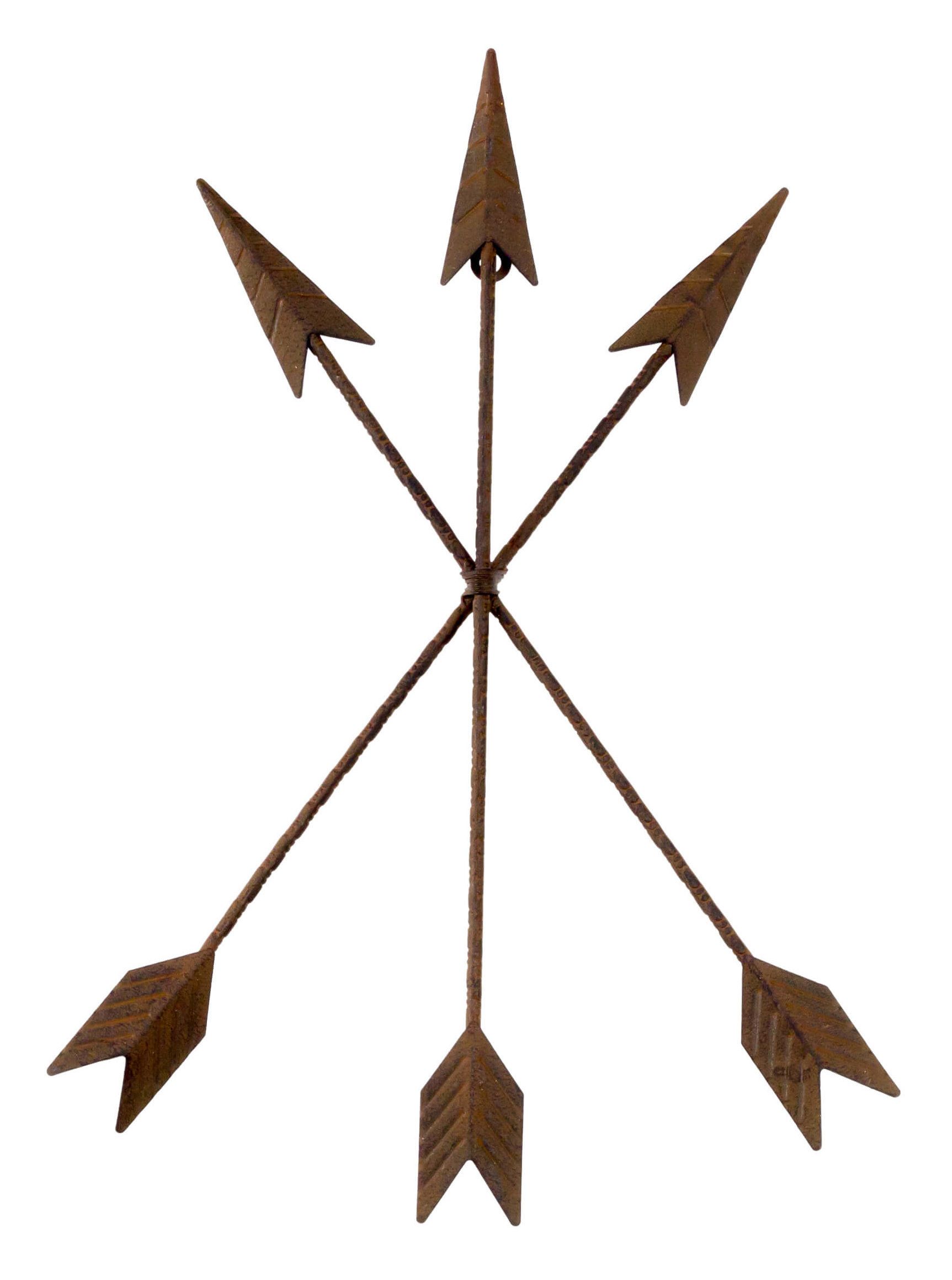 Brown Metal Tribal Arrow Wall Décor With Regard To Brown Metal Tribal Arrow Wall Decor (Photo 2 of 30)