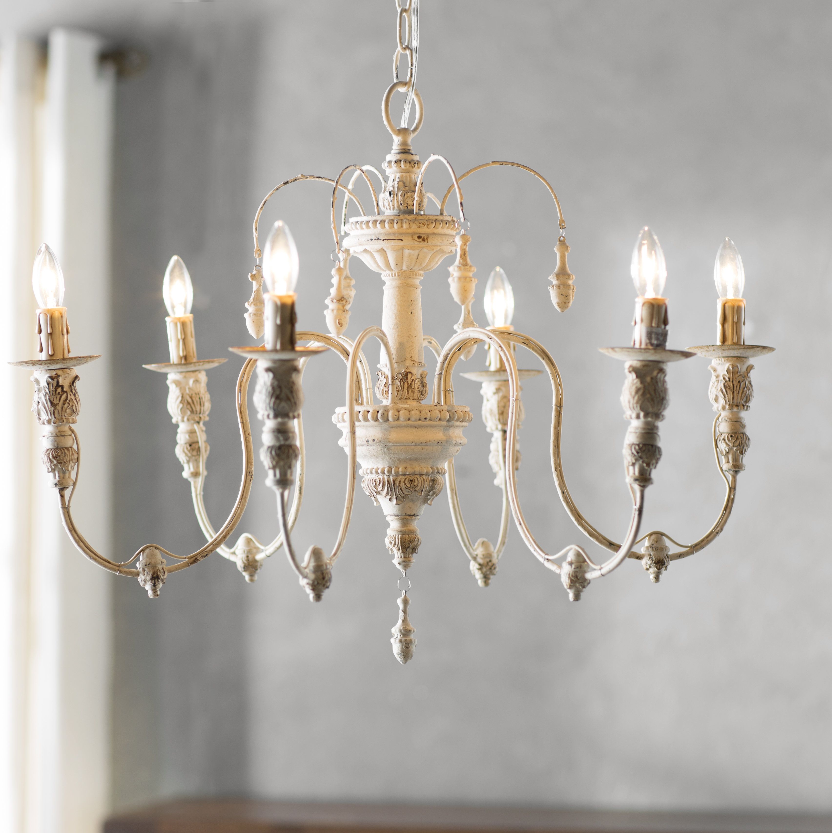 Candle Style White & Cream Chandeliers You'll Love In 2019 Inside Corneau 5 Light Chandeliers (View 24 of 30)
