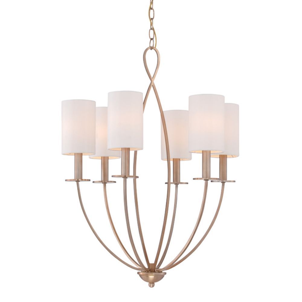 Castana Collection, 6 Light Gold Chandelier | Products With Ladonna 5 Light Novelty Chandeliers (View 24 of 30)