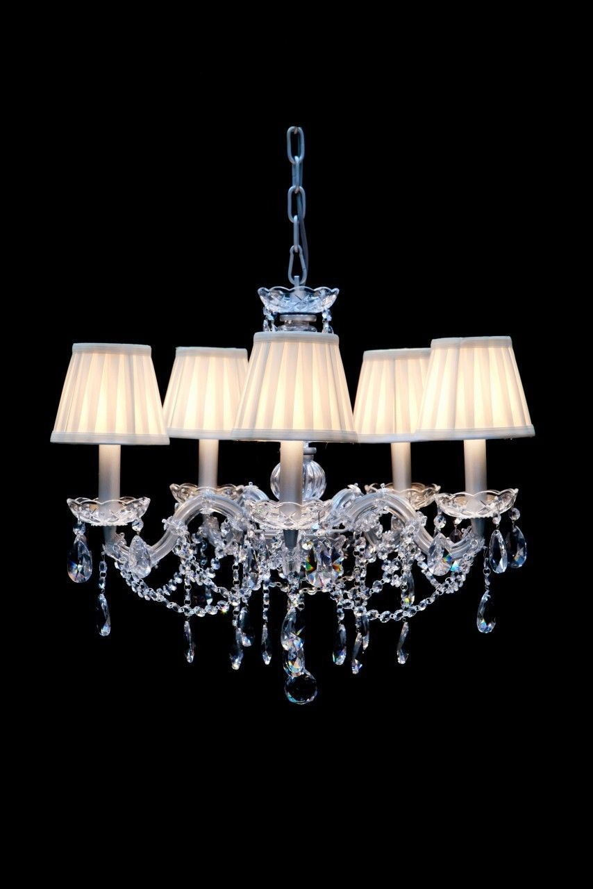 Chandelierium Traditional Maria Theresa Antique Silver Inside Thresa 5 Light Shaded Chandeliers (View 8 of 30)
