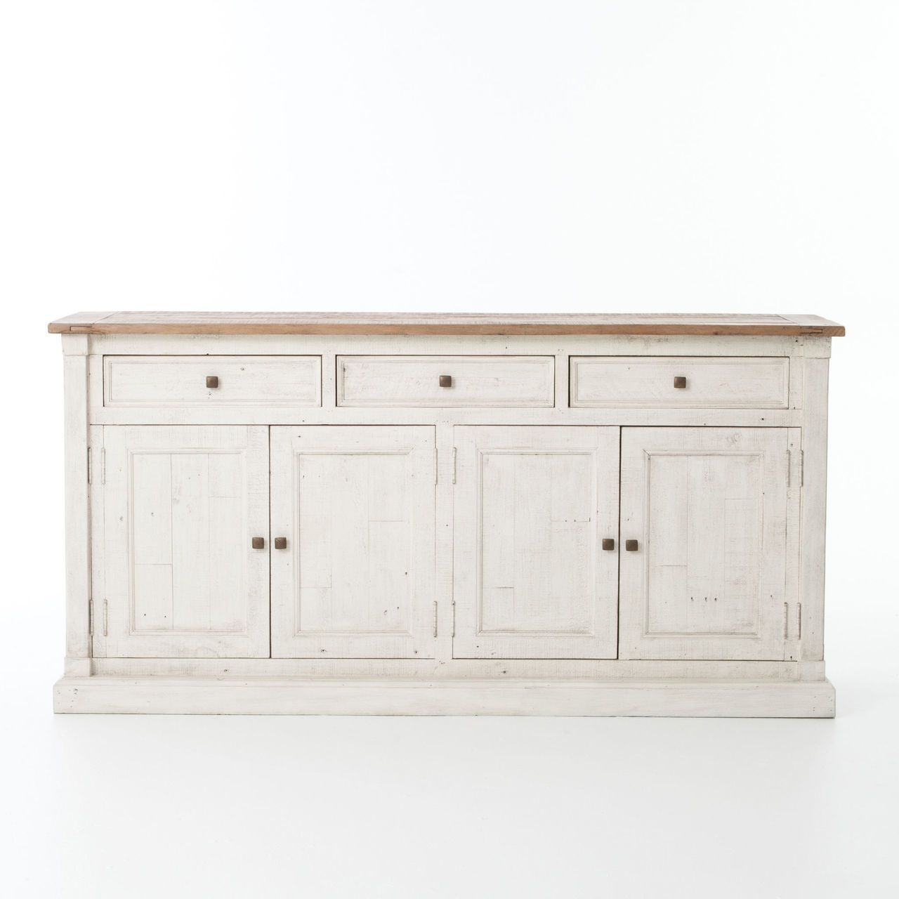 Cintra Reclaimed Wood White Sideboard Buffet | Dining Room Inside Payton Serving Sideboards (Photo 3 of 30)
