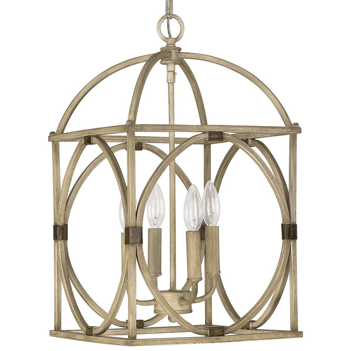 Circle Lattice Hanging Lantern – 4 Light | Light Fixtures Throughout Freeburg 4 Light Lantern Square / Rectangle Pendants (Photo 7 of 30)