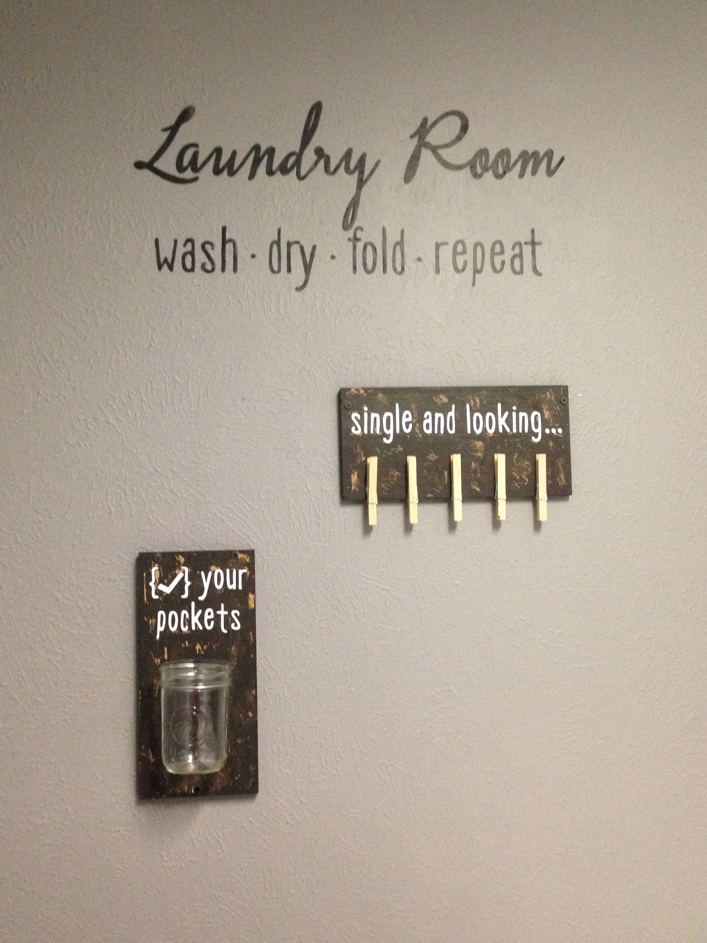 Cricut Project – For Your Laundry Room Would Like To Make Inside Metal Laundry Room Wall Decor By Winston Porter (View 11 of 30)