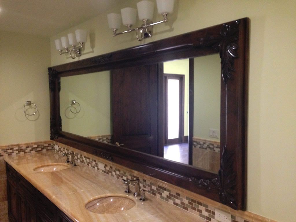 Custom Wood Framed Mirrors – Patriot Glass And Mirror | San Pertaining To Custom Mirrors (View 15 of 30)