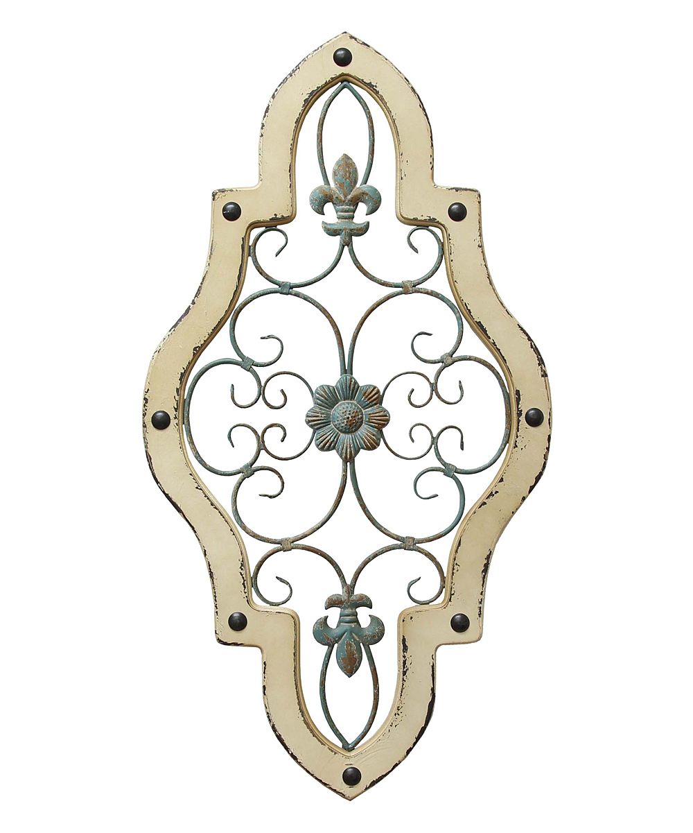 Distressed Ornate Panel Wall Décor Within Ornate Scroll Wall Decor (View 26 of 30)