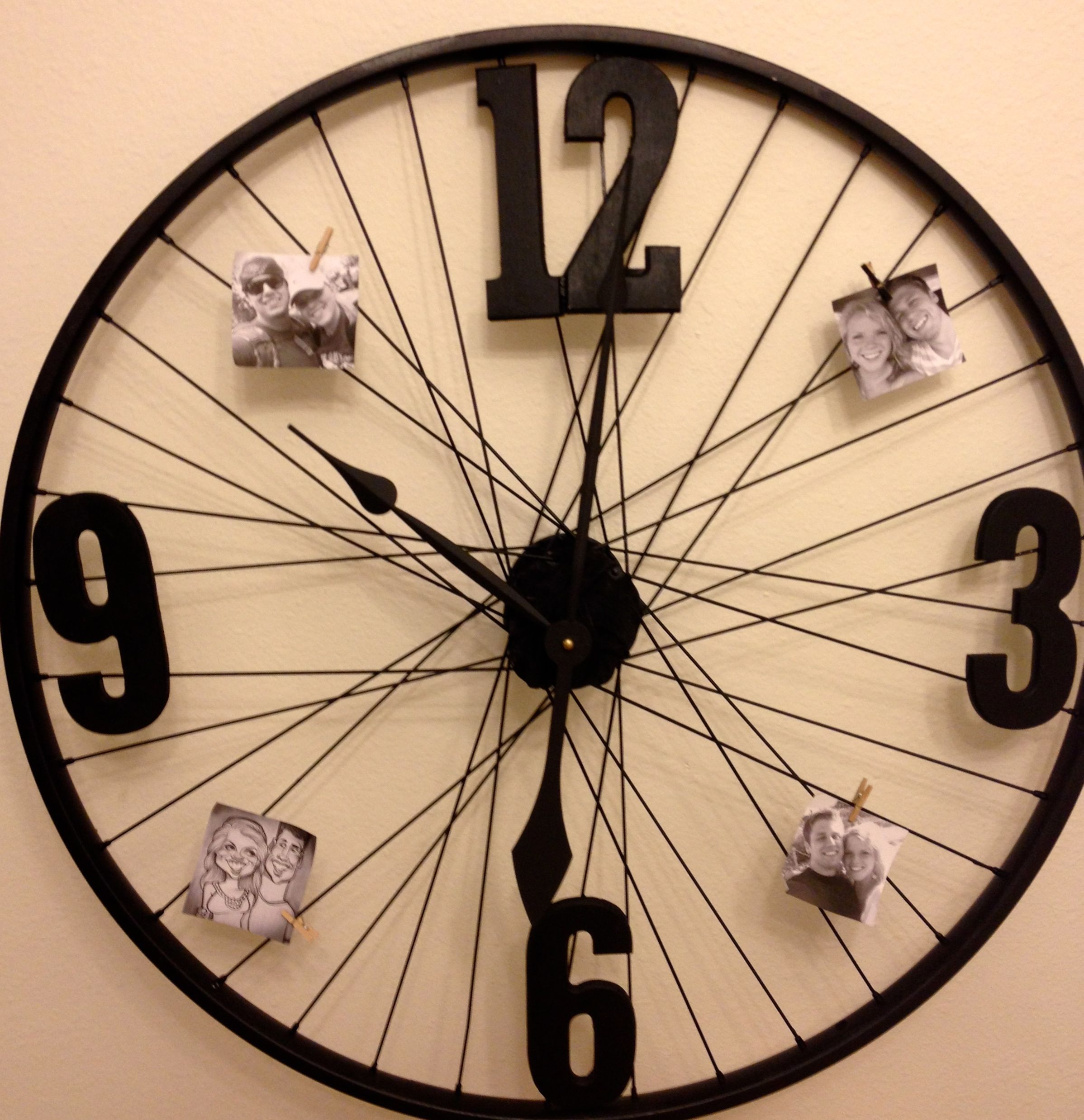 Diy Bicycle Wheel Clock (View 13 of 30)