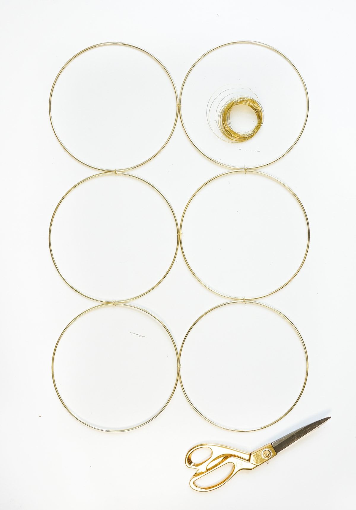 Diy Brass Ring Wall Decor – Sugar & Cloth Throughout Rings Wall Decor (View 16 of 30)