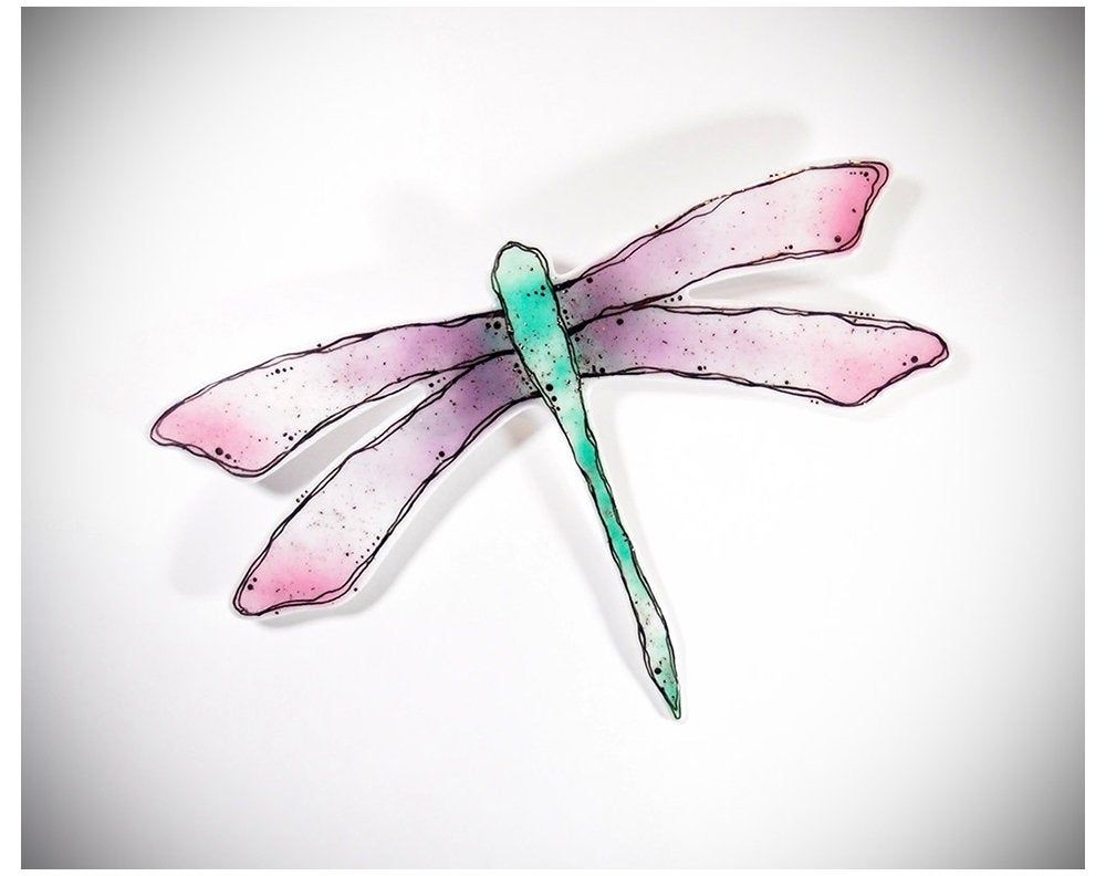 Dragonfly Fused Glass Wall Art – Dragonfly Wall Hanging – Fused Glass  Dragonfly – Dragonfly Decor – Dragonfly Wall Art – Dragonfly Painting With Dragonfly Wall Decor (Photo 27 of 30)