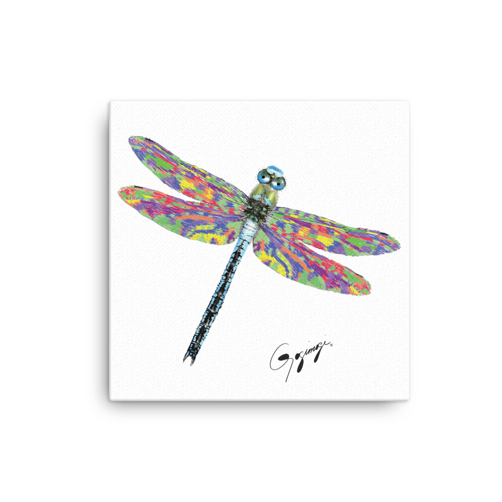 Dragonfly Wall Artgogimogi – Dragonfly Design On Canvas – Dragonfly  Digital Print – Dragonfly Wall Decor – Modern Wall Art Regarding Dragonfly Wall Decor (Photo 1 of 30)