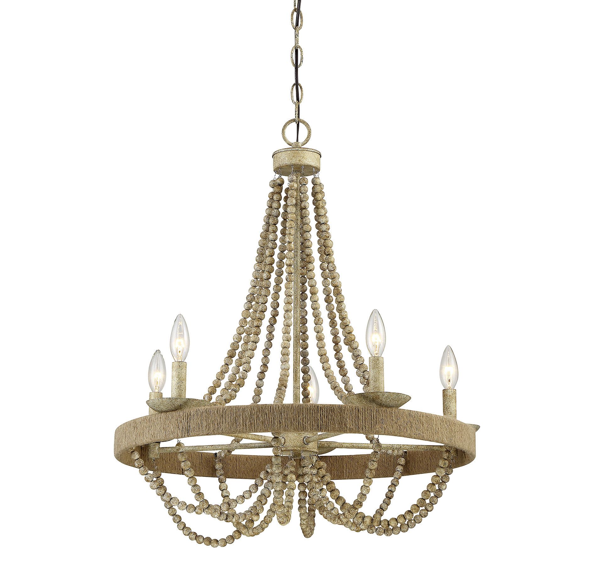 Featured Photo of  Best 30+ of Duron 5-light Empire Chandeliers