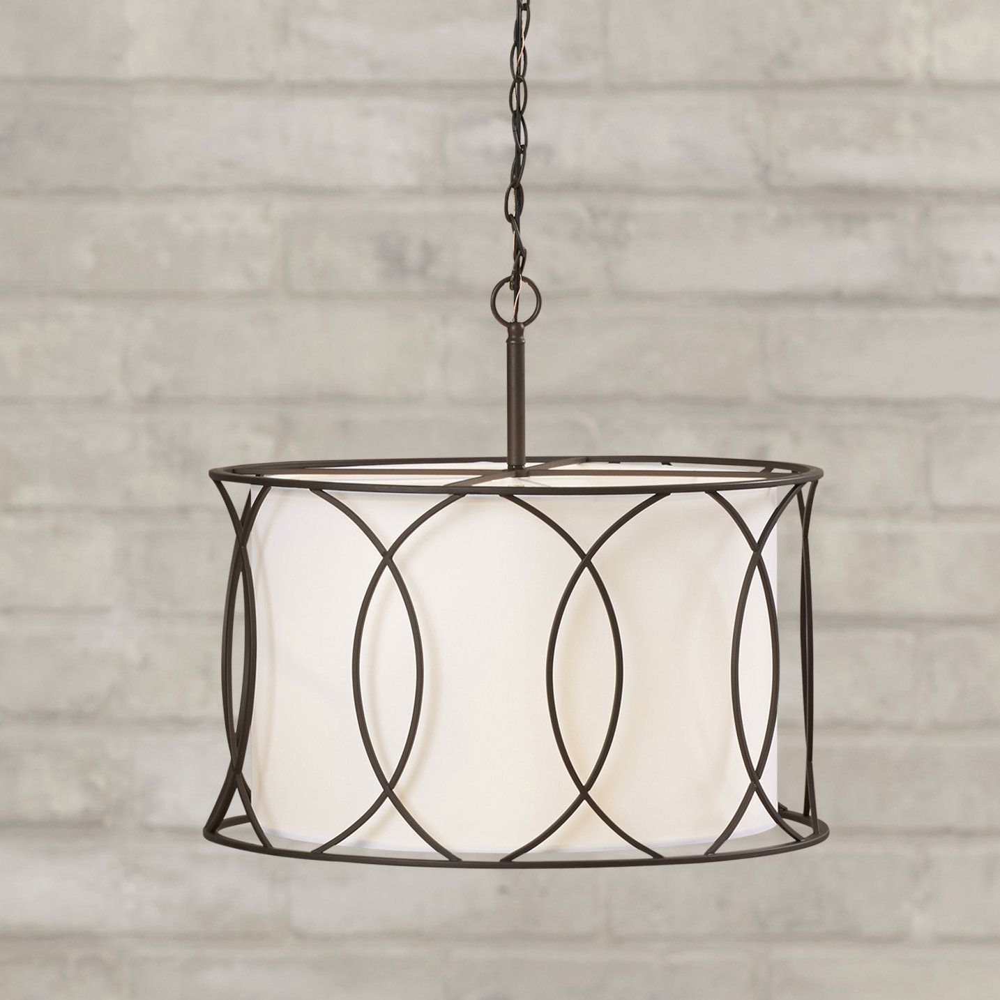 Farmhouse & Rustic Drum Chandeliers | Birch Lane Pertaining To Aadhya 5 Light Drum Chandeliers (View 26 of 30)
