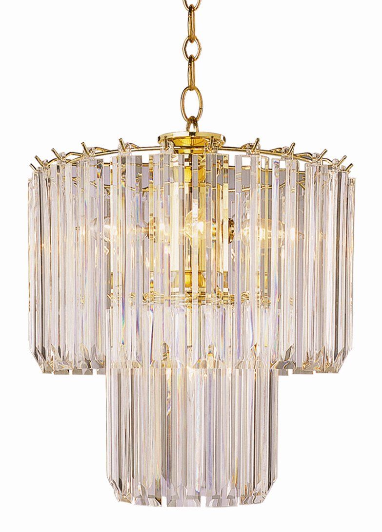Farmhouse & Rustic Willa Arlo Interiors Chandeliers | Birch Lane With Benedetto 5 Light Crystal Chandeliers (Photo 26 of 30)