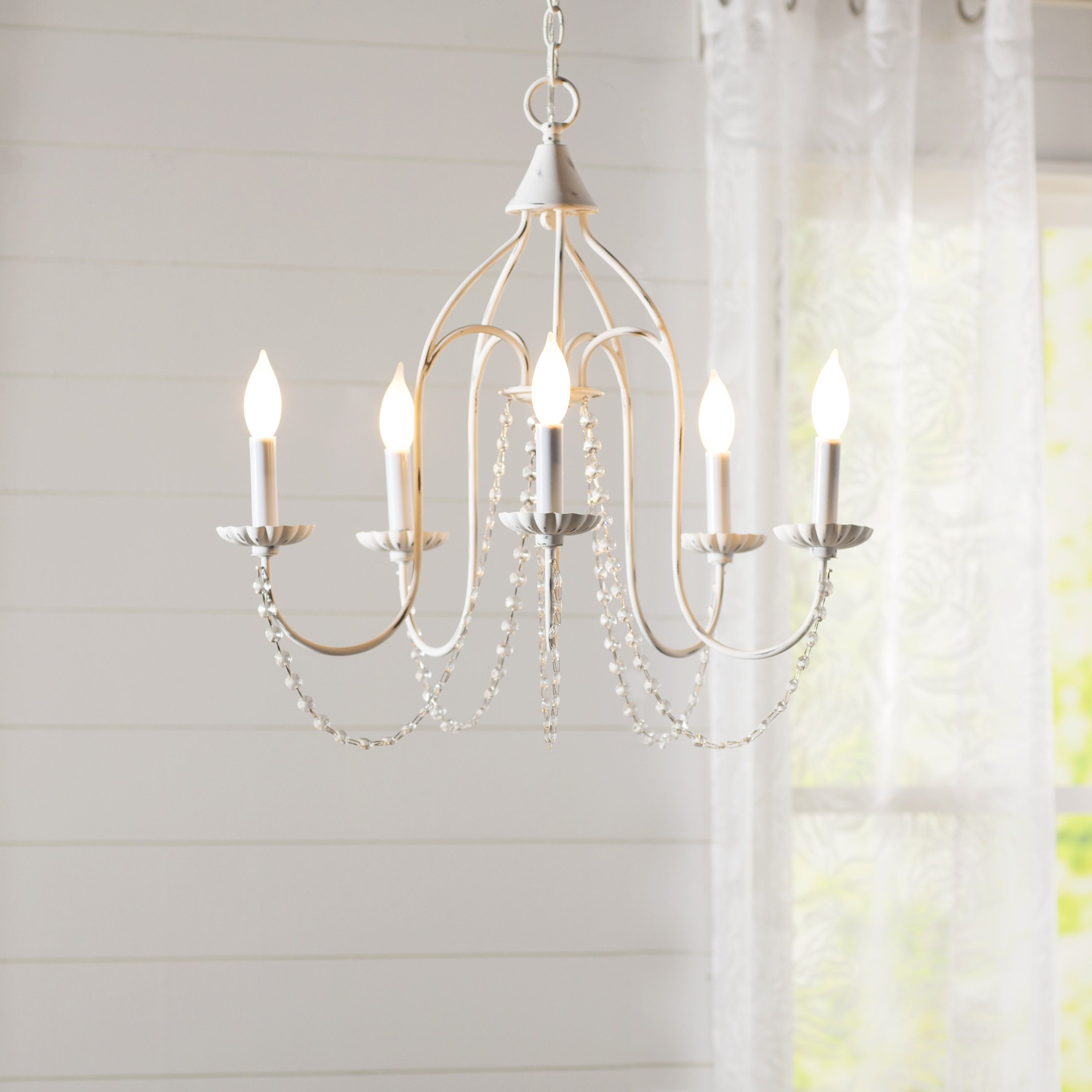 Florentina 5 Light Candle Style Chandelier For Blanchette 5 Light Candle Style Chandeliers (View 7 of 30)