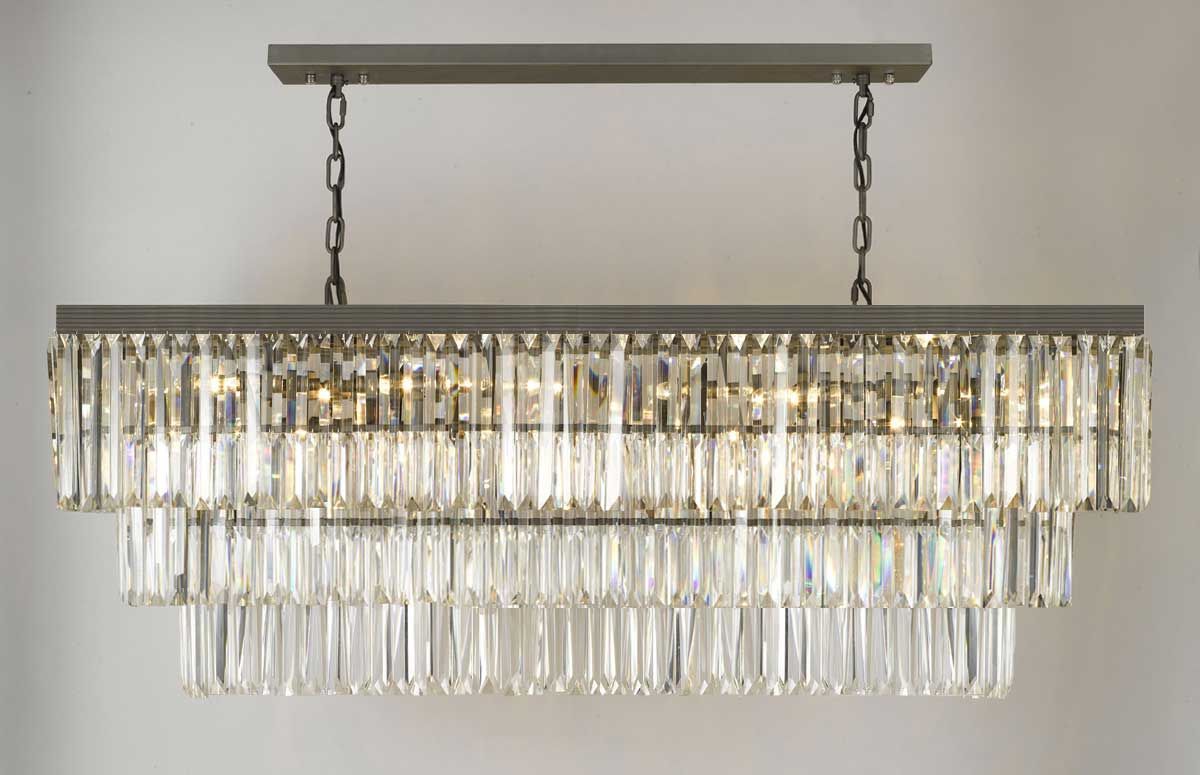 G902 1156/12 Gallery Closeout Retro Odeon Glass Fringe Regarding Whitten 4 Light Crystal Chandeliers (View 13 of 30)
