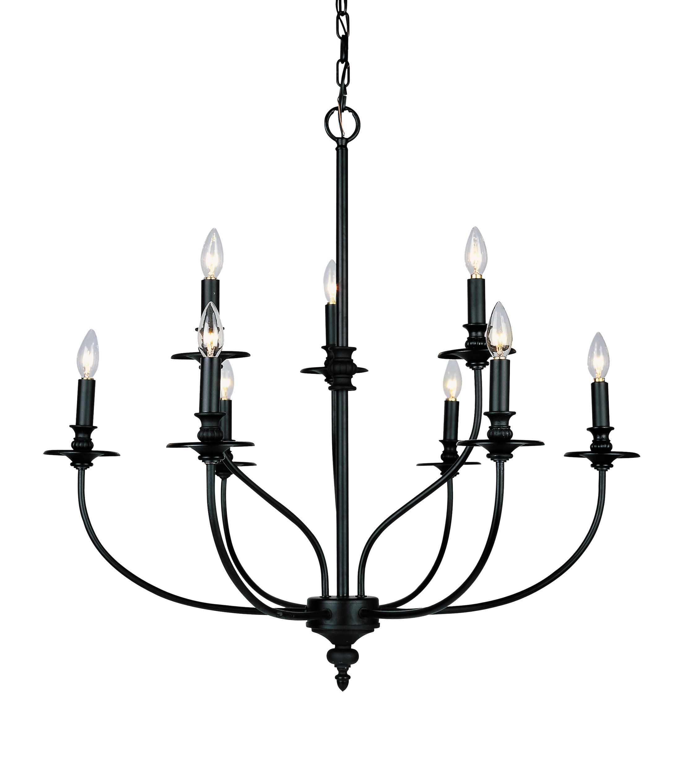 Giverny 9 Light Candle Style Chandelier Pertaining To Giverny 9 Light Candle Style Chandeliers (Photo 1 of 30)