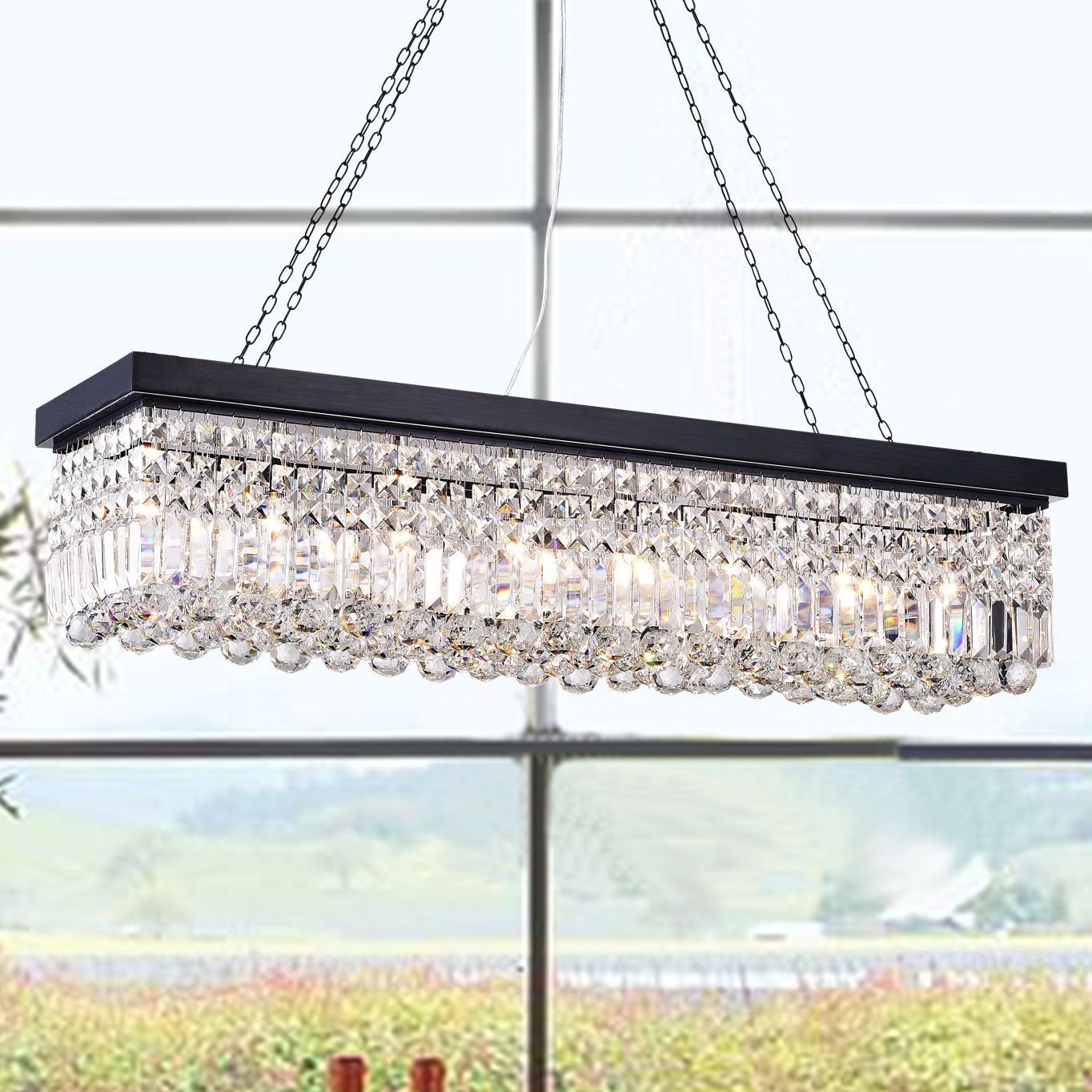 Gracelyn 8 Light Kitchen Island Pendant With Regard To Gracelyn 8 Light Kitchen Island Pendants (Photo 1 of 30)