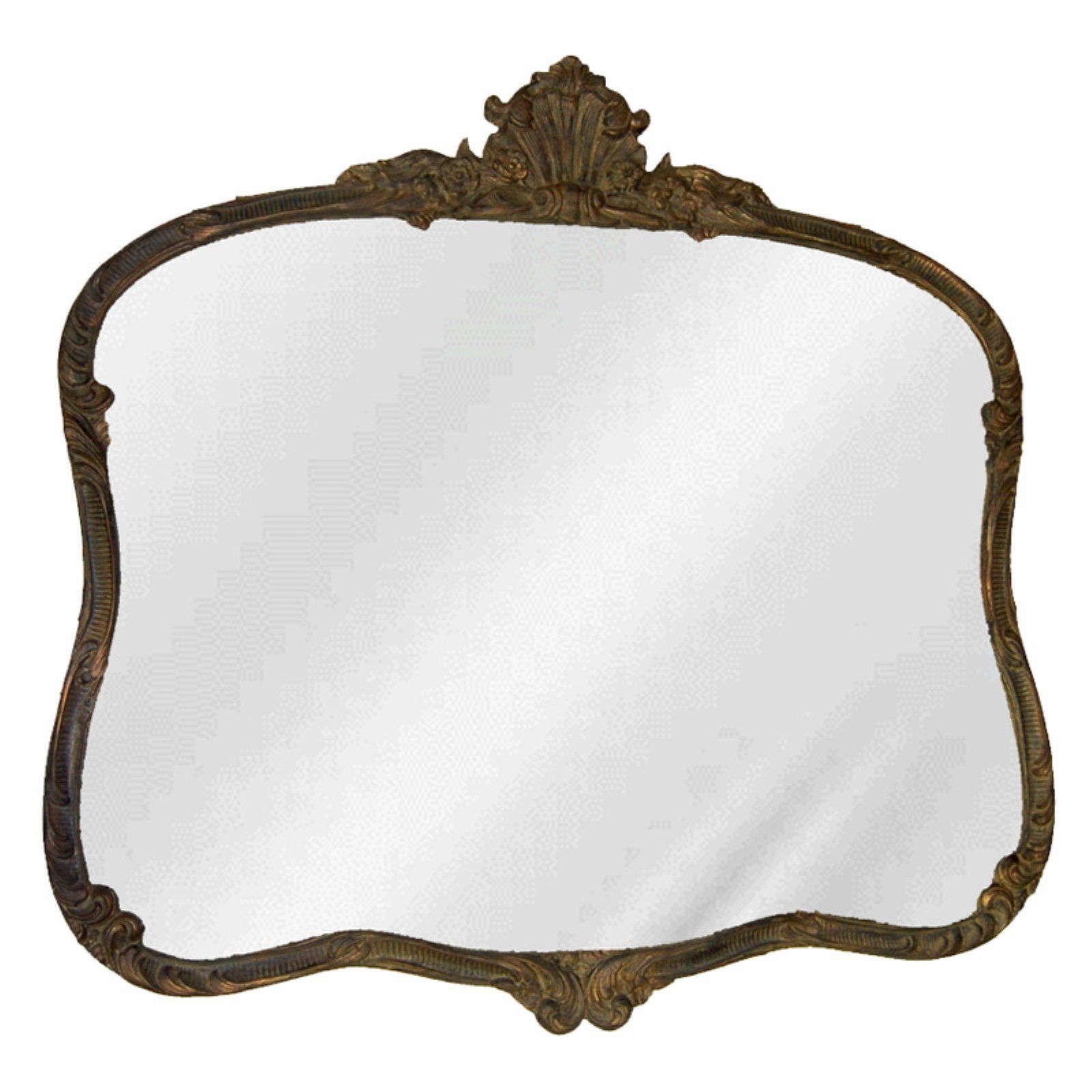 Hickory Manor House Arched Buffet Mirror – 34w X 36h In Inside Dariel Tall Arched Scalloped Wall Mirrors (Photo 26 of 30)
